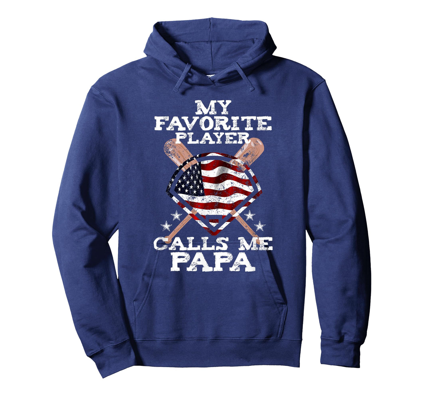 My Favorite Player Calls Me Papa Shirt Grandpa Baseball Gift T-Shirt