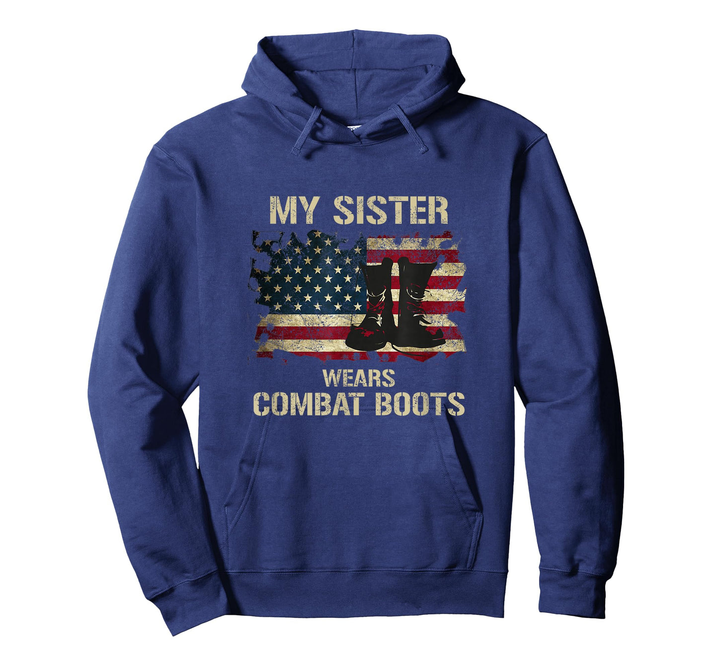 Army My Sister Wears Combat Boots Proud Brother T-shirt T-Shirt