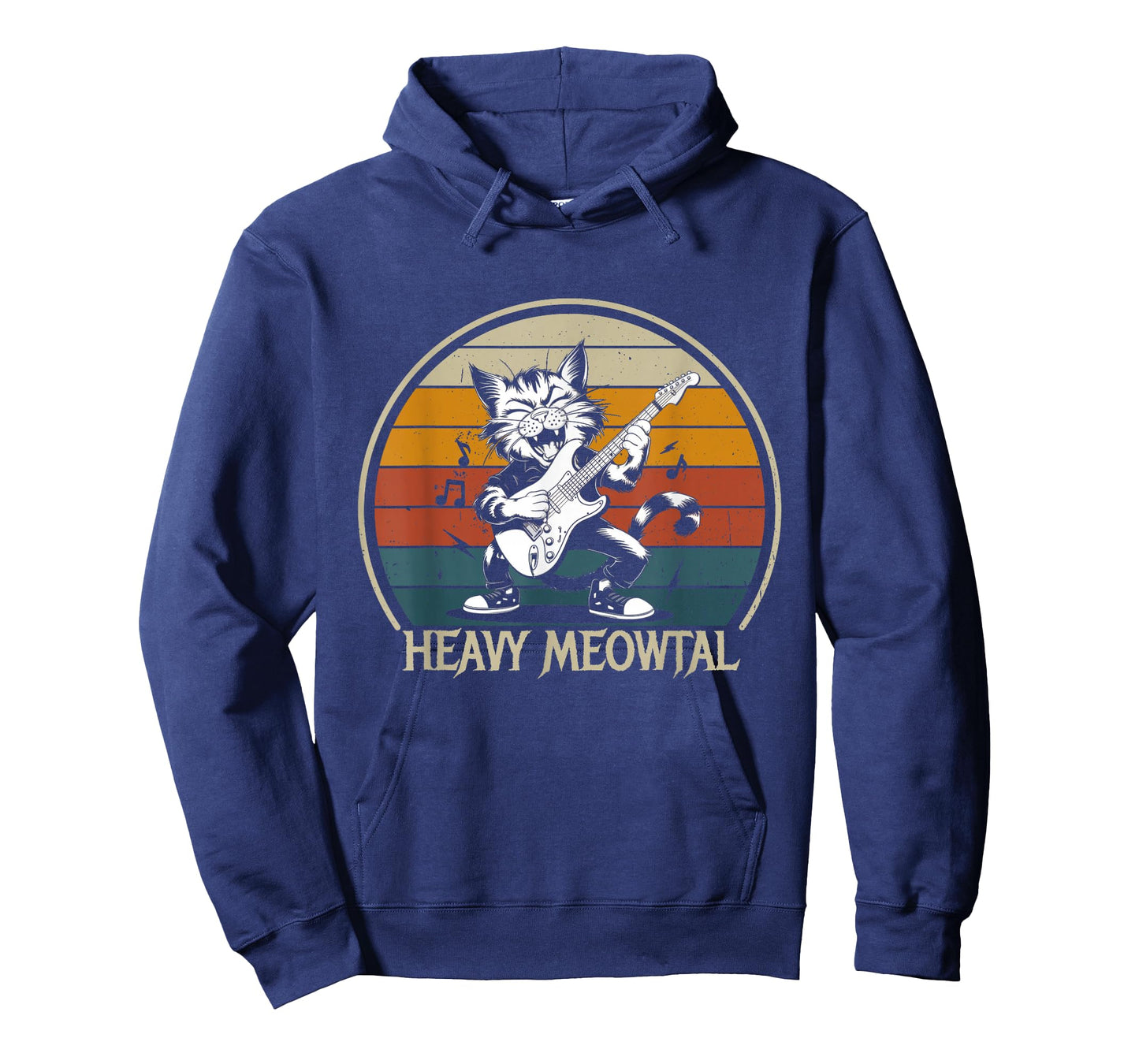 Funny Cat Guitar Shirt - Jamming Rock Cat Playing Guitar T-Shirt