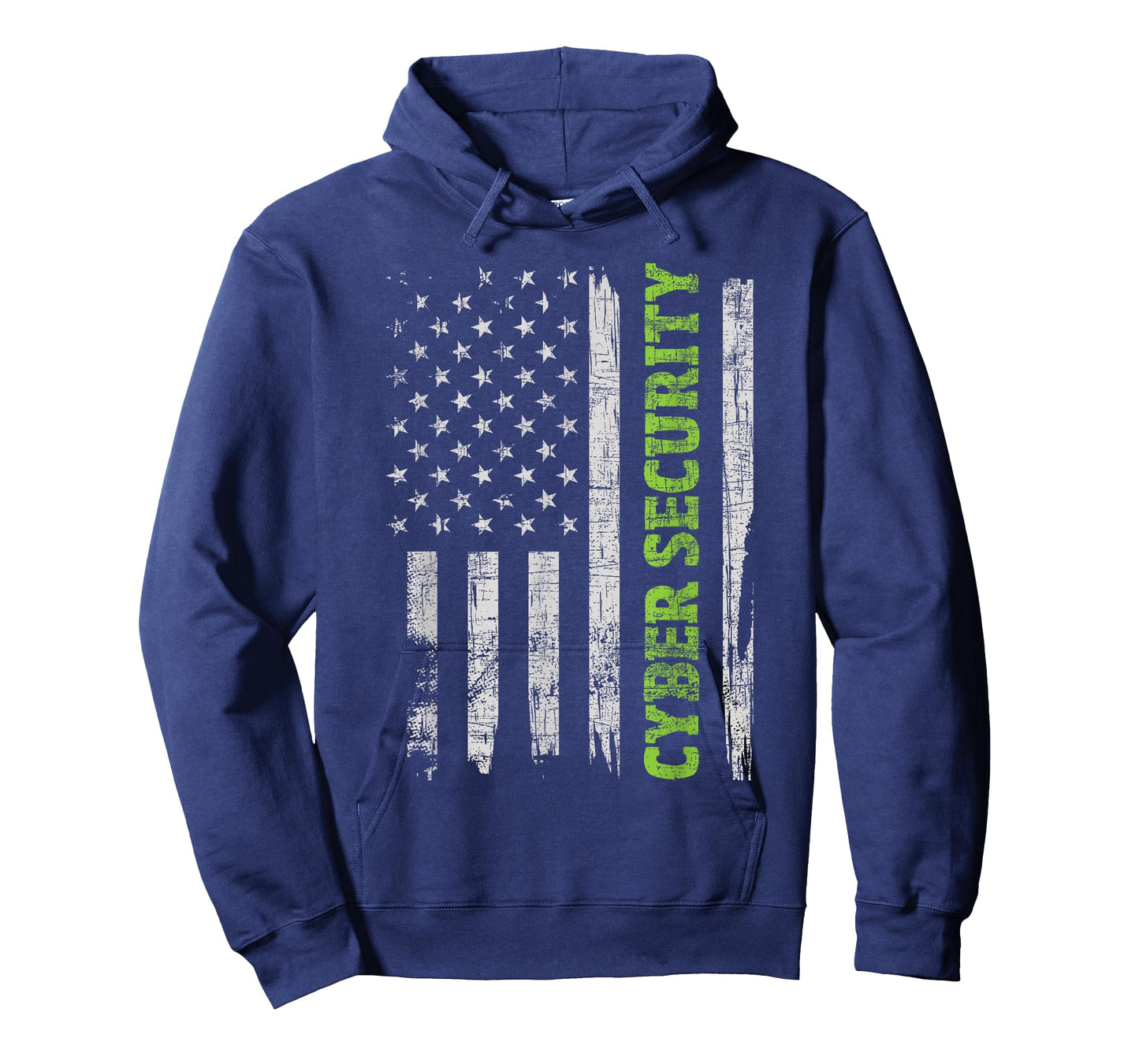 Cybersecurity - USA Flag Computer Engineer Programmer Hacker T-Shirt