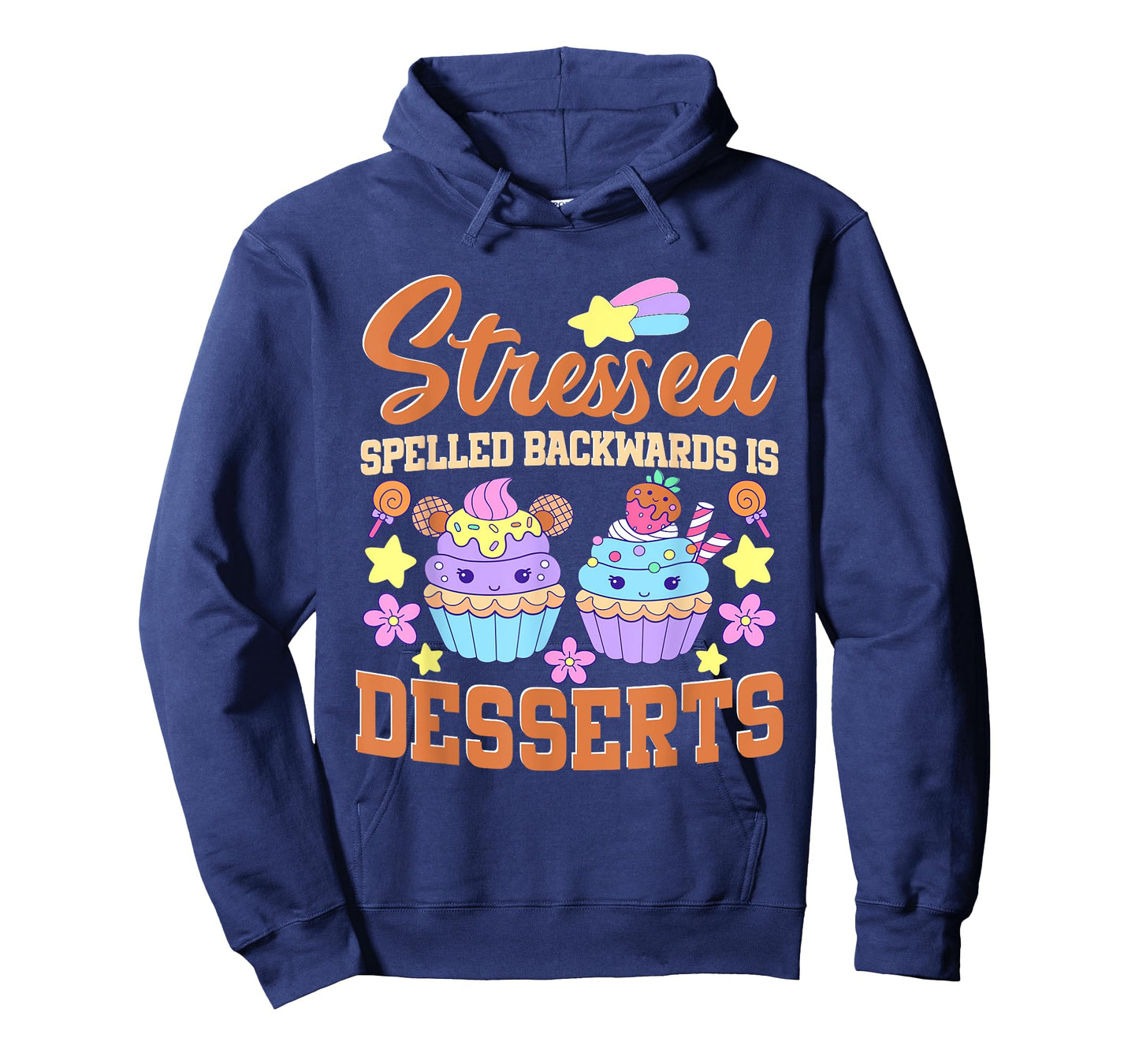 Baking Pastry Chef Stressed Spelled Backwards Is Desserts T-Shirt