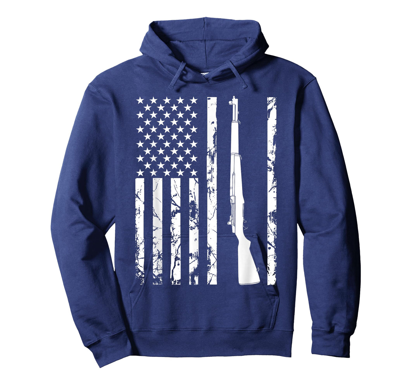 M1 Garand Rifle USA American Flag T-Shirt
