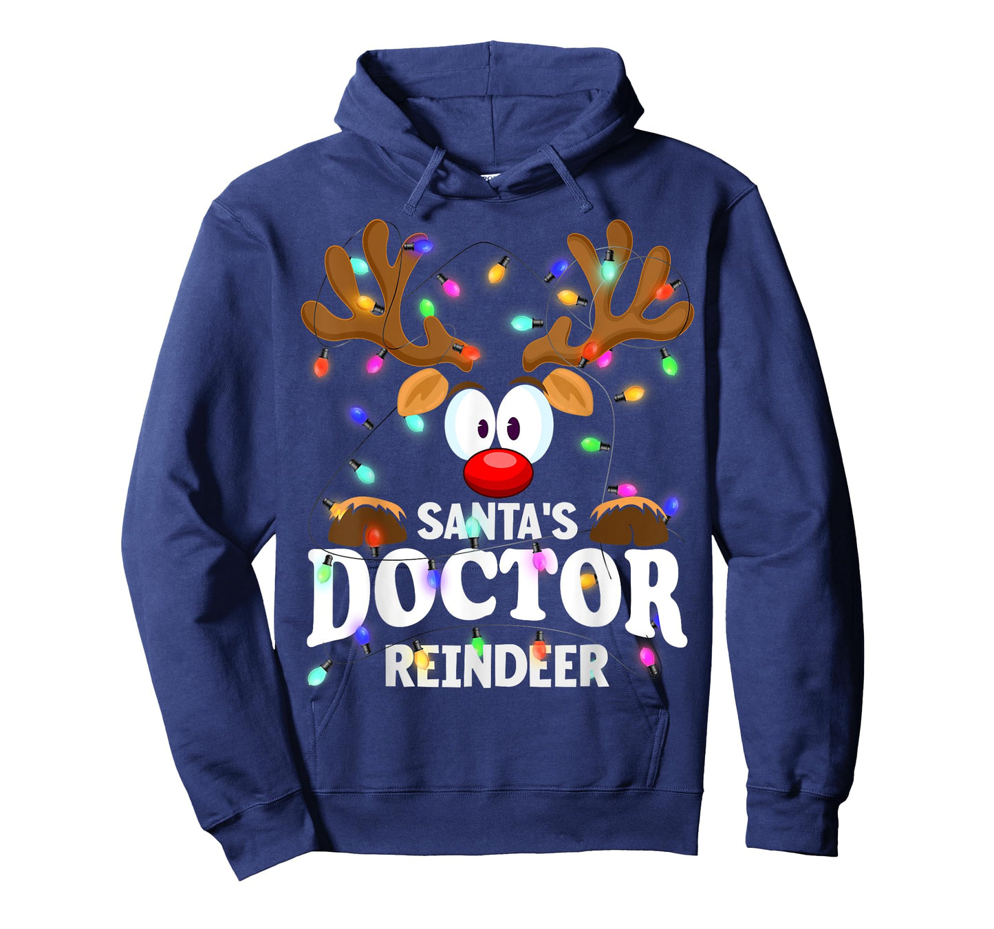 Christmas Men Women Santa's Doctor Reindeer T-Shirt