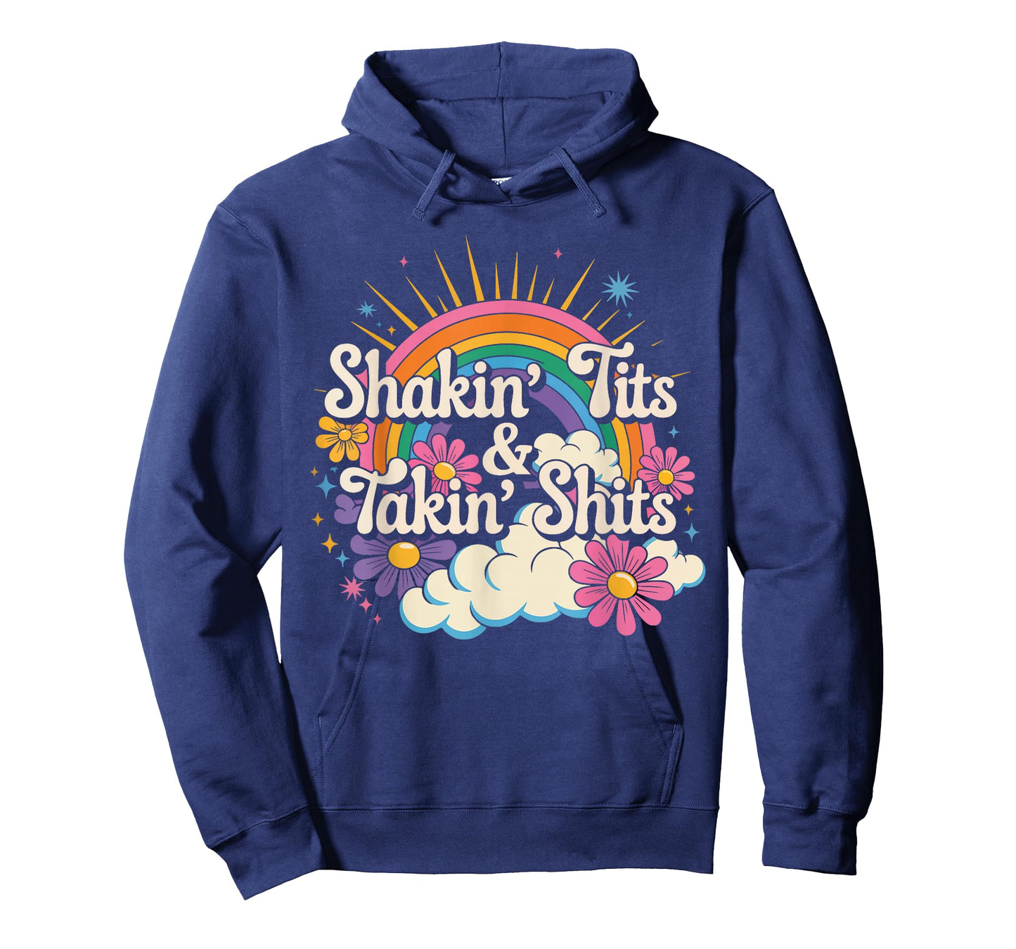 Shakin' Tits and Takin Shits Funny Inappropriate Adult Humor T-Shirt