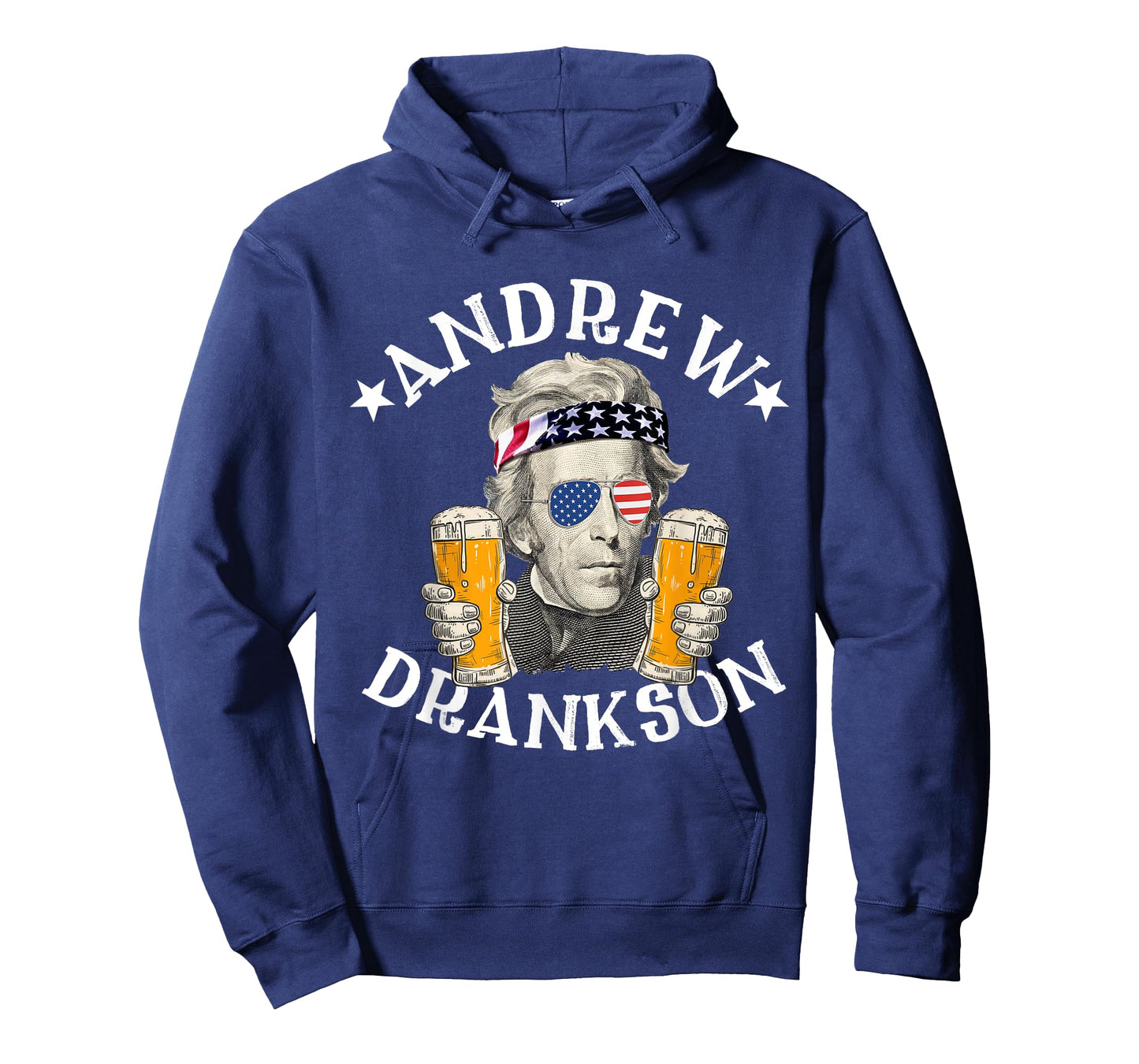 Andrew Drankson President Andrew Jackson Drinking Beer T-Shirt