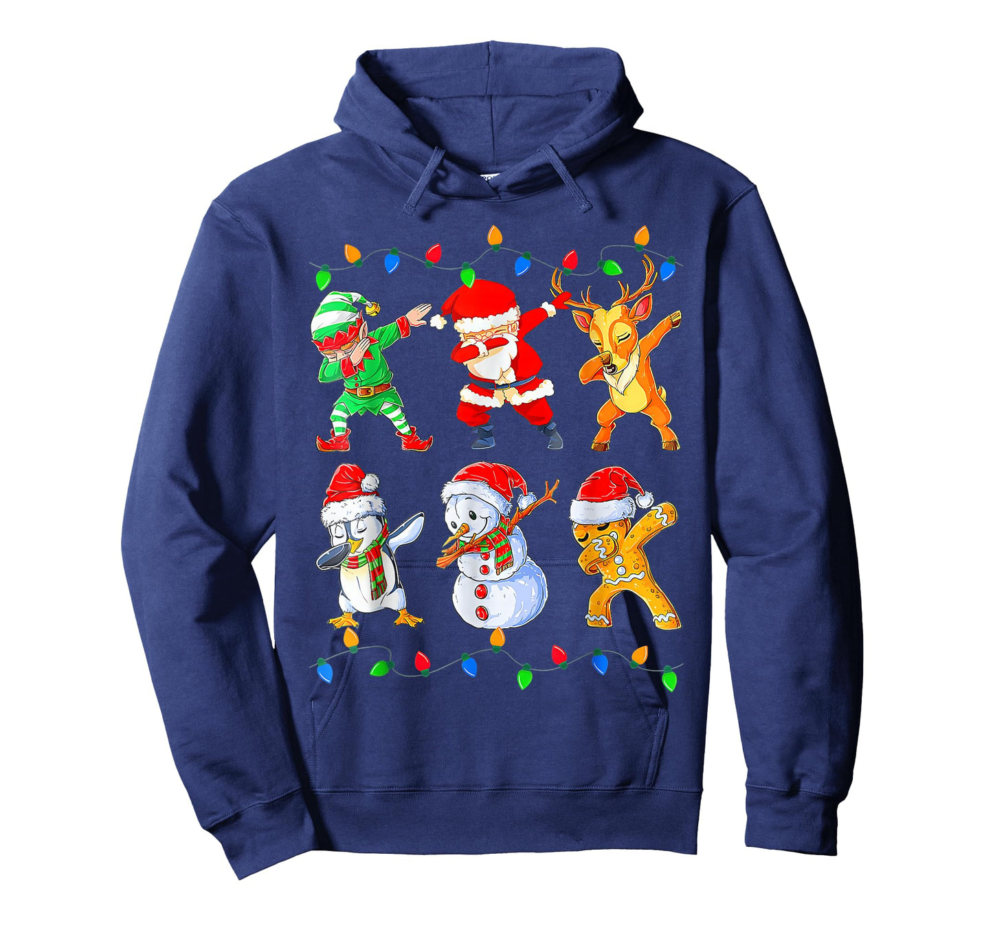 Dabbing Santa Elf Friends Christmas T-Shirt