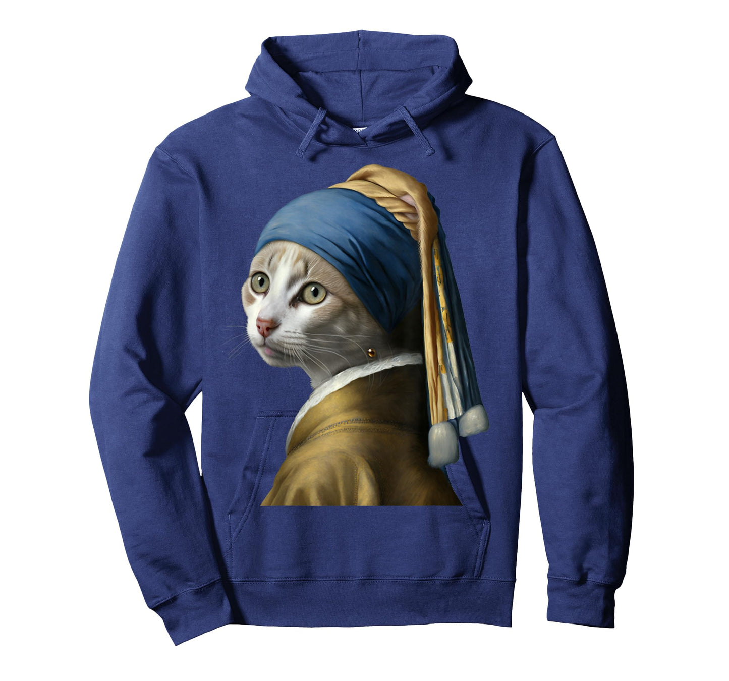 Girl with a Pearl Earring Funny Cat Lovers T-Shirt