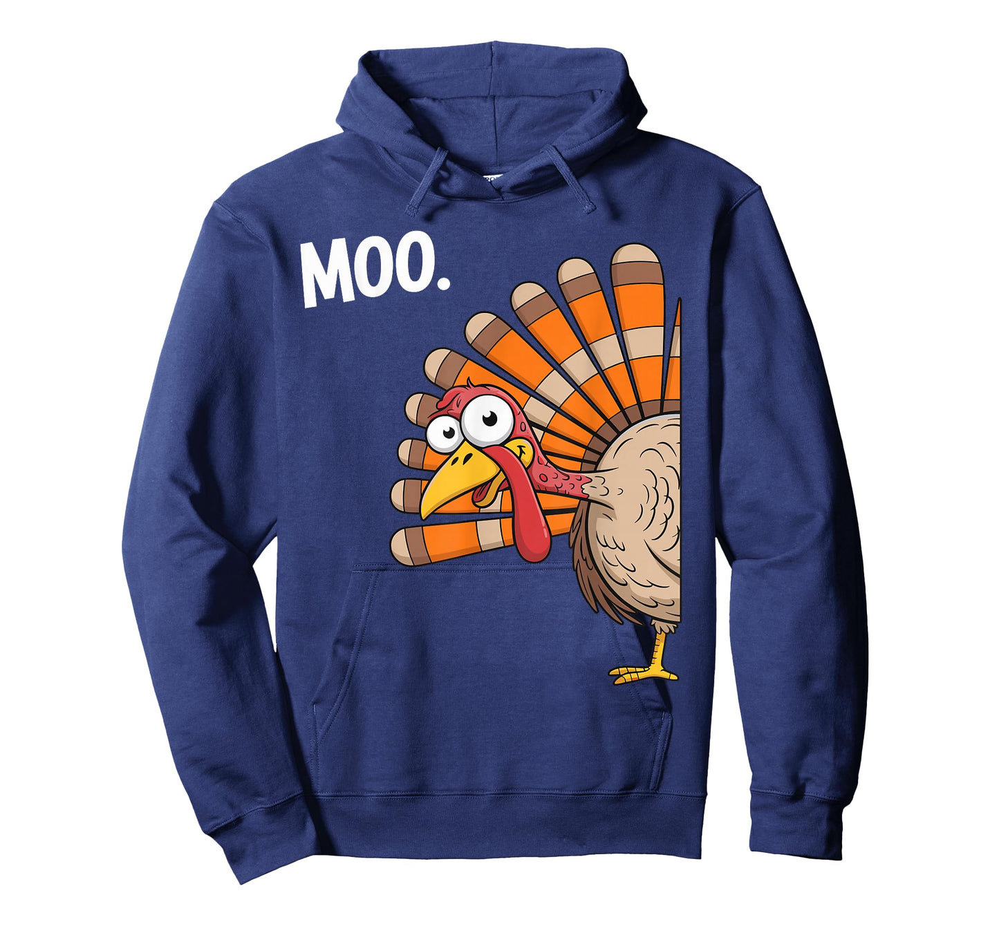 Moo Funny Turkey Thanksgiving T-Shirt