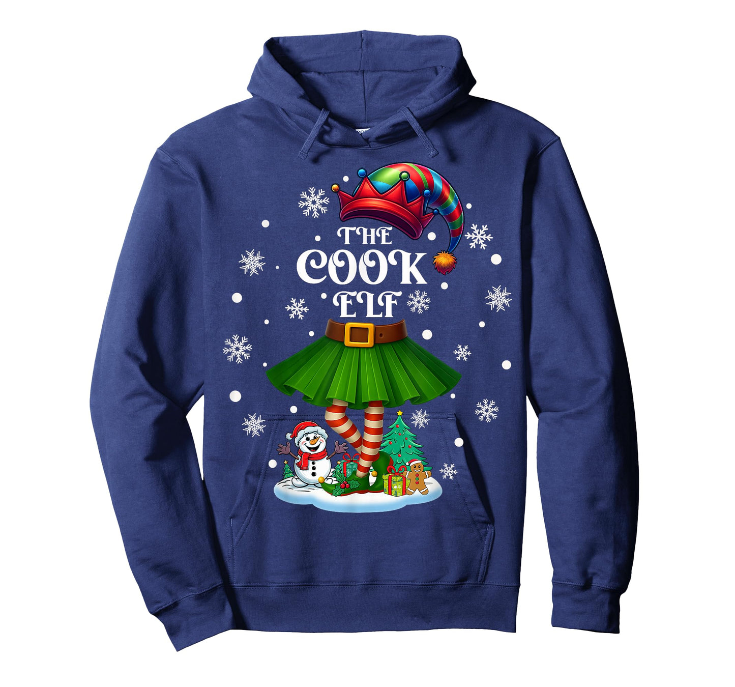 Cook Elf Squad Xmas Women Girls Mom Christmas Family T-Shirt