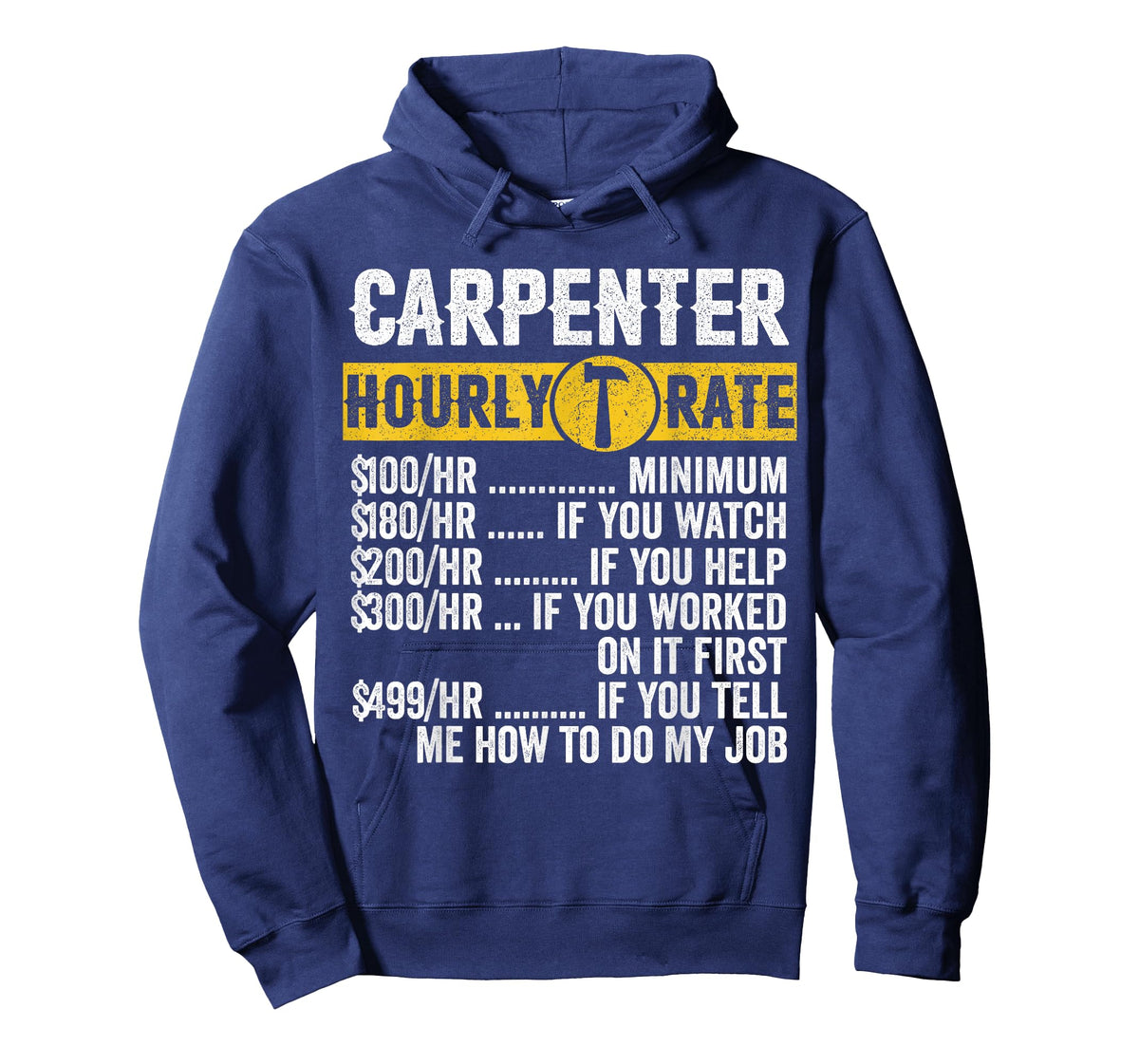 Funny Vintage Carpenter Clothing Hour Set Men T-Shirt