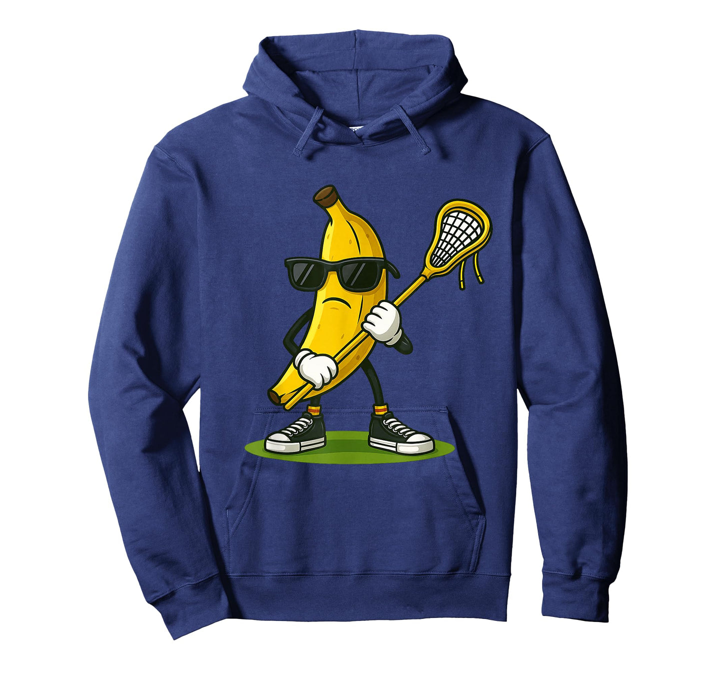 Funny Lacrosse LAX Banana Kids Men Women Lacrosse Player T-Shirt