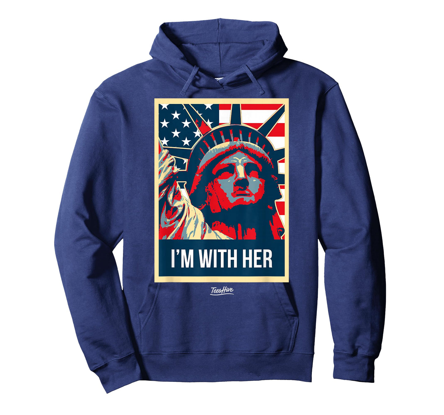Im with Her Vintage Statue of Liberty New York T Shirt T-Shirt