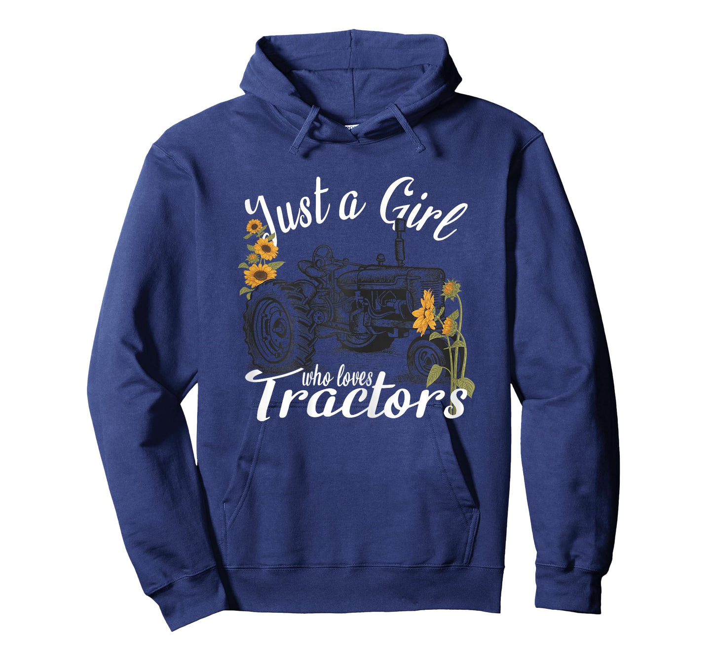 Farms Lovers Girls Tractors - Just A Girl Who Loves Tractors T-Shirt