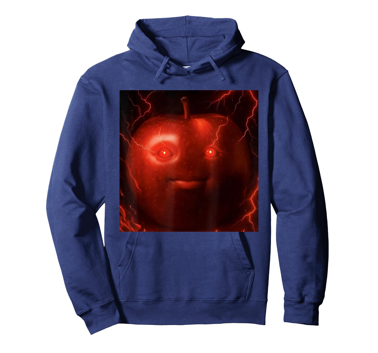 Funny Silly AI Niche Evil Apple gen z Meme BrainRot Fruit T-Shirt
