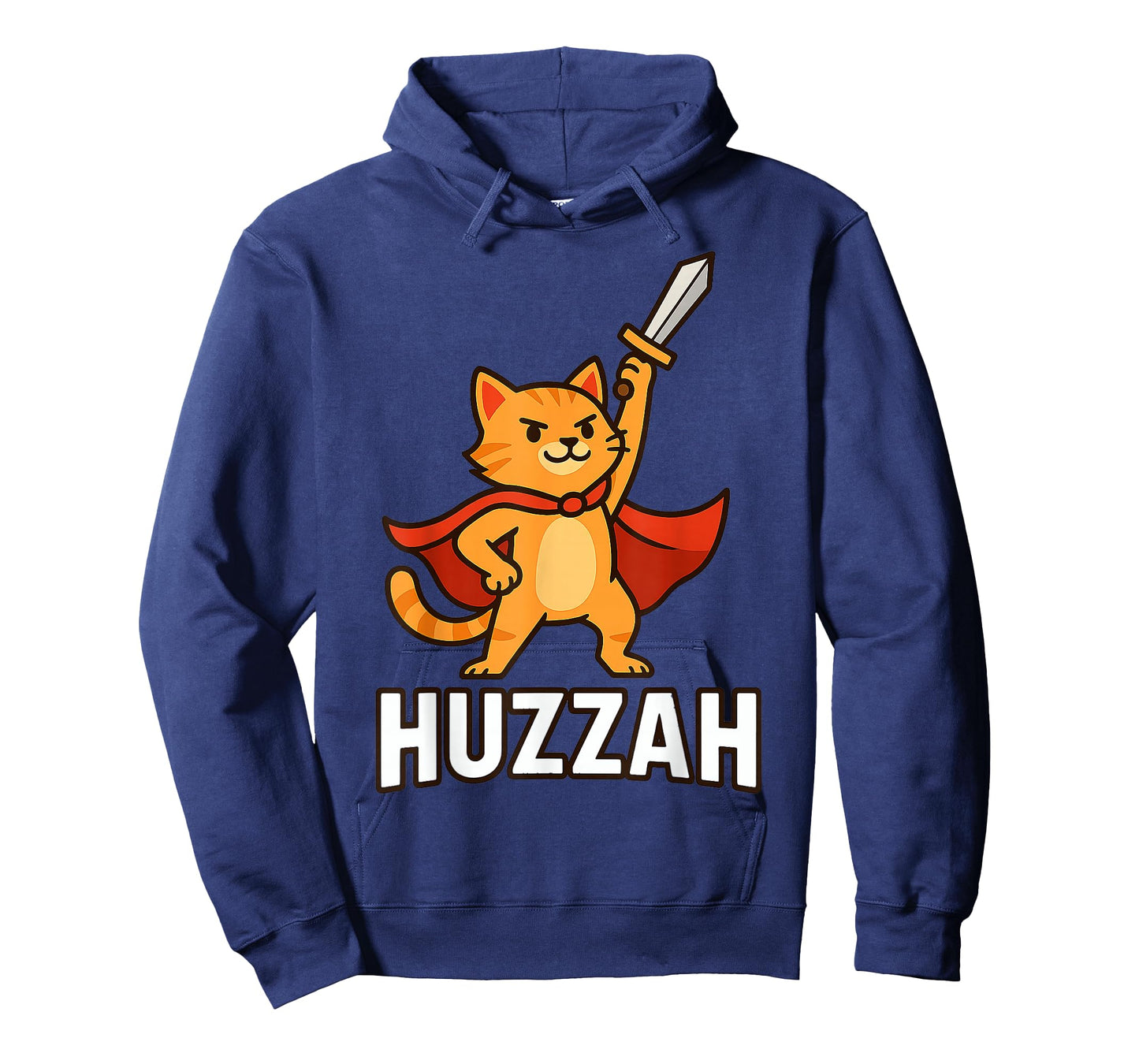 Cat Huzzah Hero Funny Kitten Lover Gifts for Men Women Kid T-Shirt