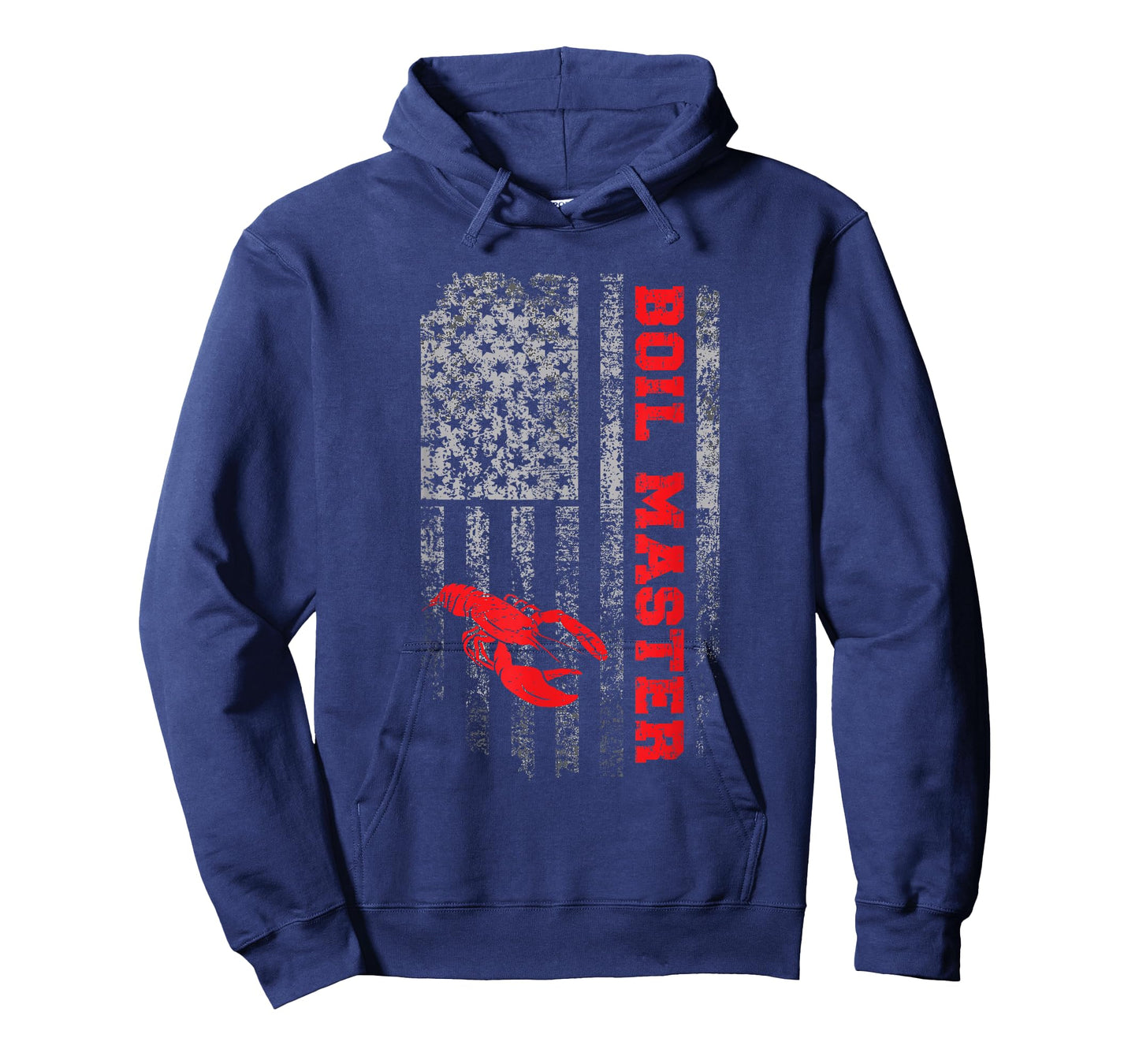 Boil Master Crawfish American Flag Crawdaddy Crayfish T-Shirt
