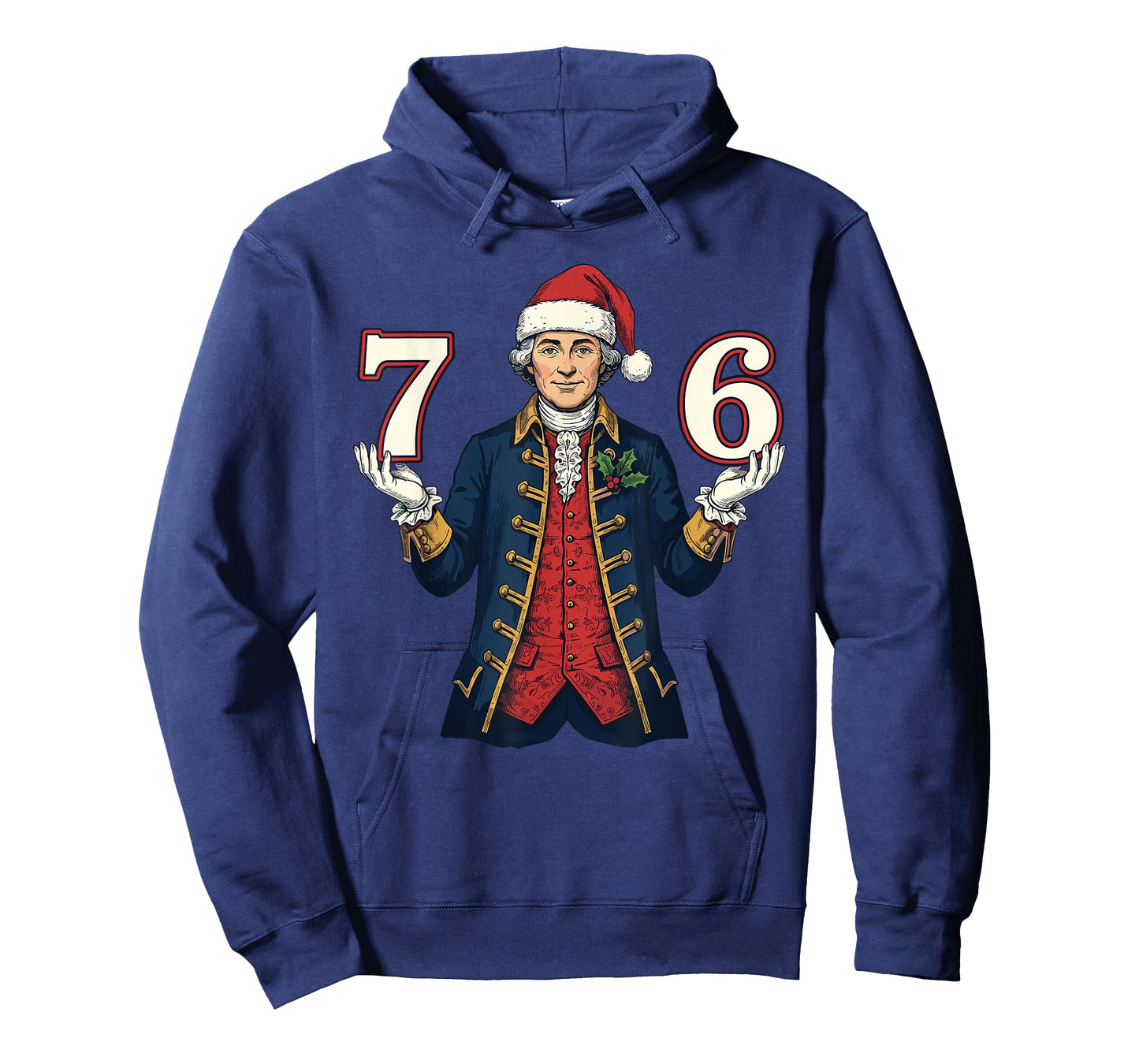 7-6 6-7 Funny George Washington Santa 67 Meme Christmas T-Shirt
