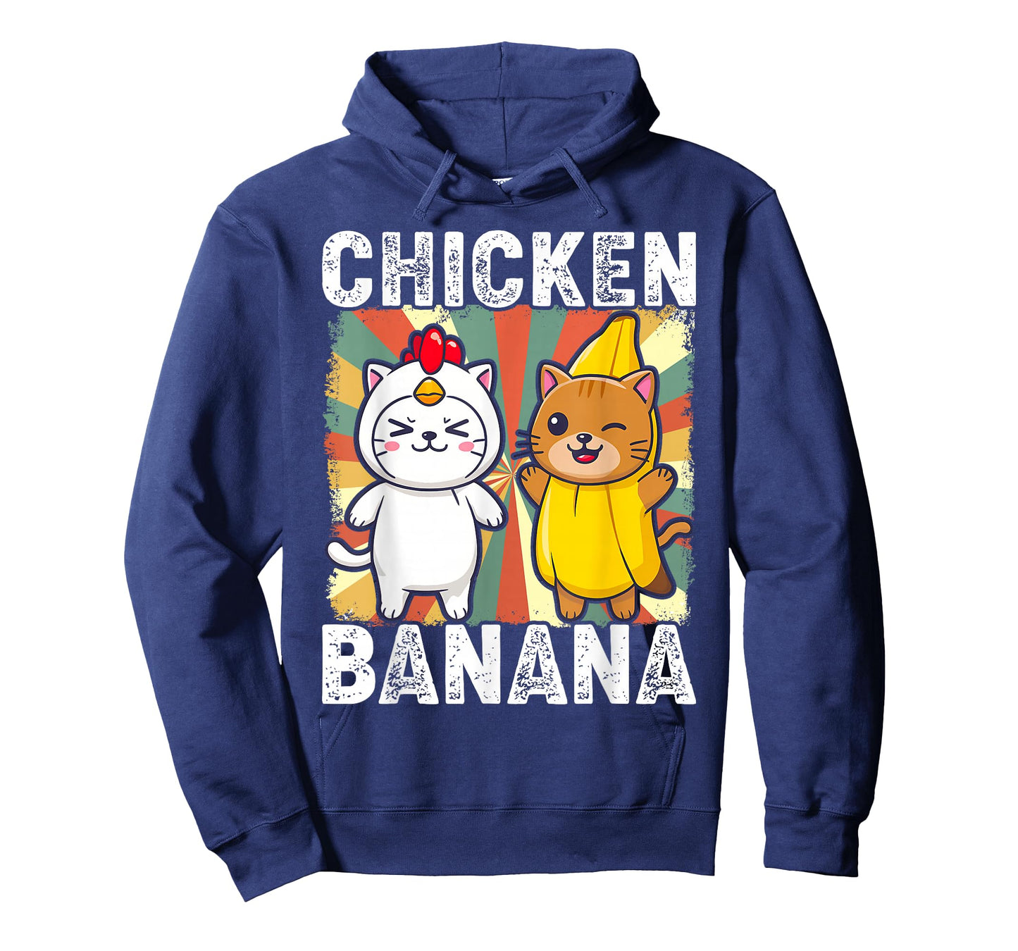 Cute Animals in Chicken and Banana Costumes Kawaii T-Shirt