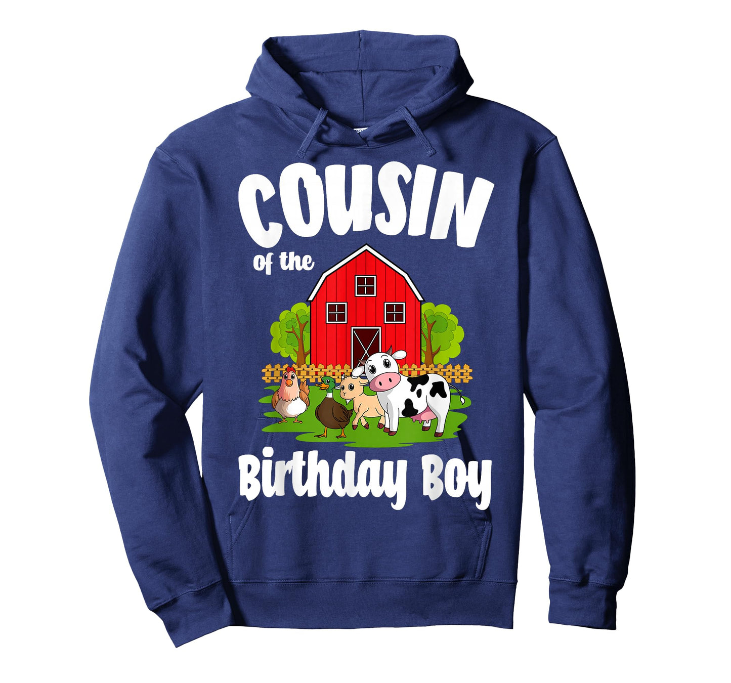 Cousin Of The Birthday Boy Farm Animal Bday Party T-Shirt