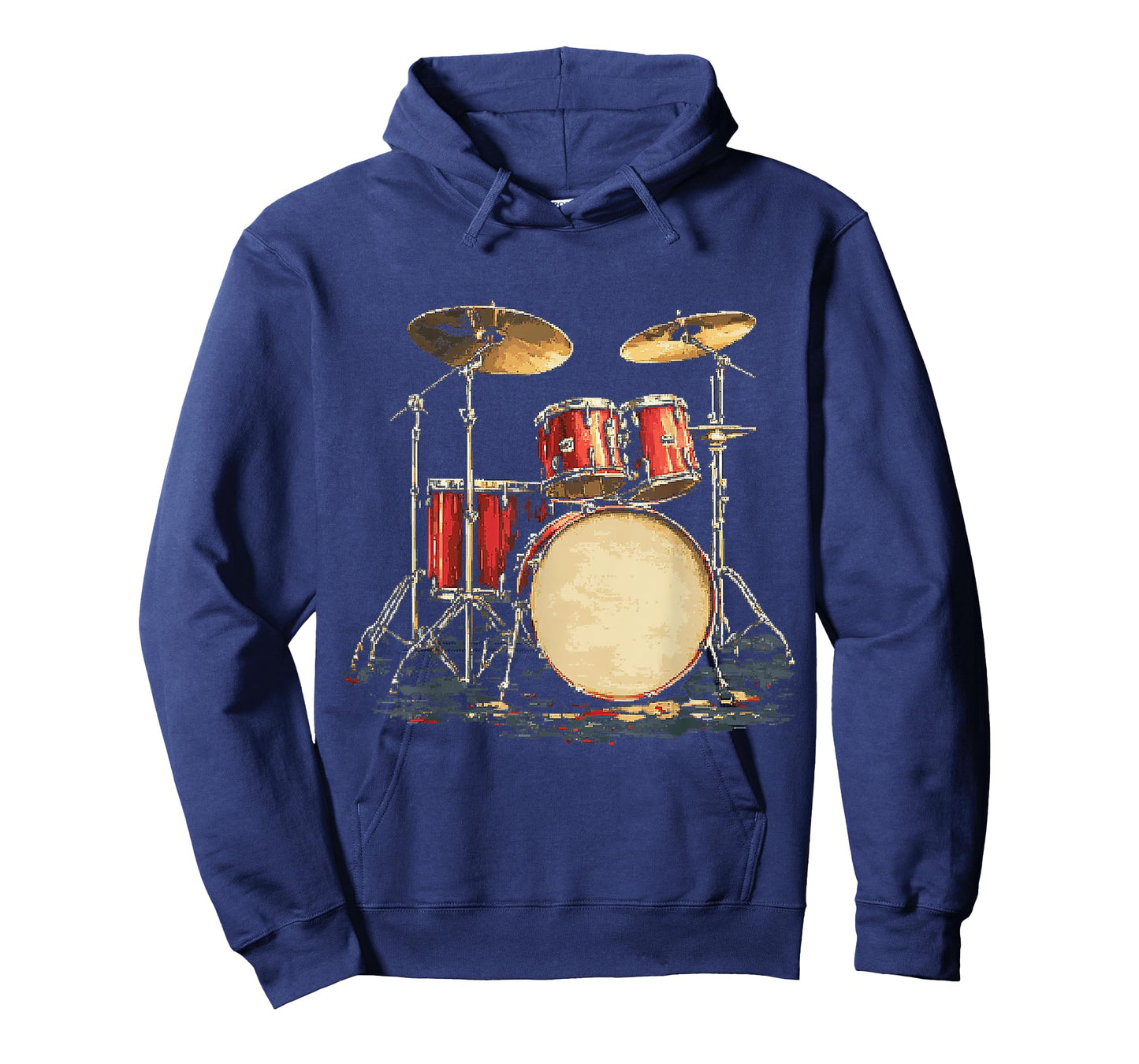 Drumset Music Instrument Motif Artwork Drumset T-Shirt