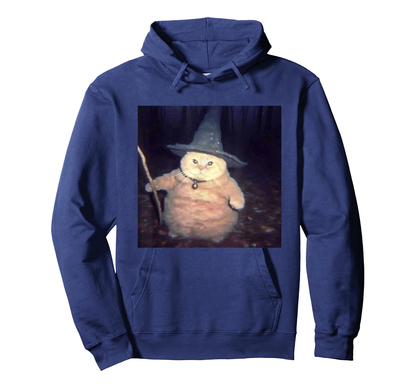 Vintage Witch Cat Peekaboo Halloween Funny Cat Meme Weird T-Shirt