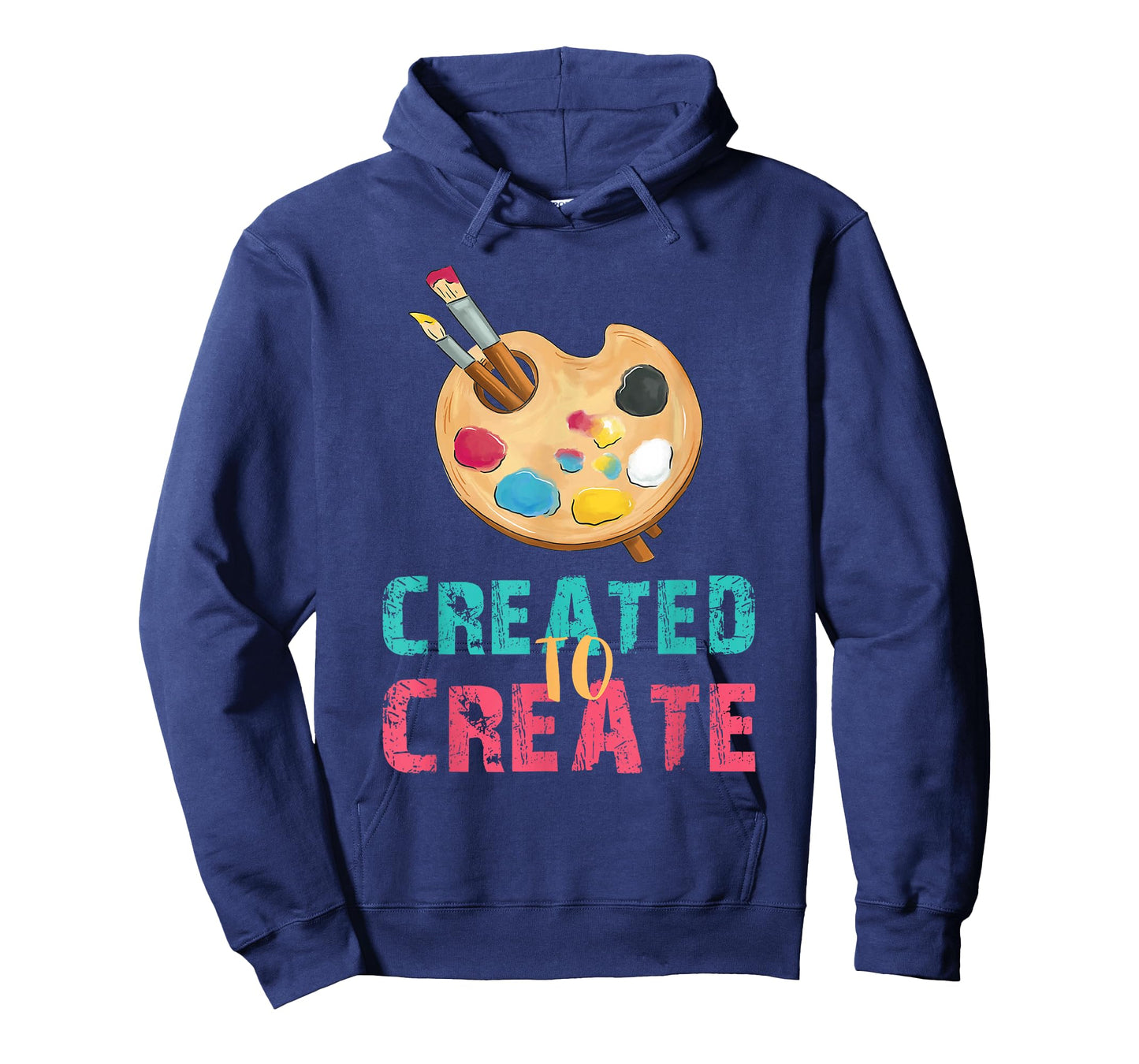 Art Teacher Created Art Palette Brush Artist Art Student T-Shirt