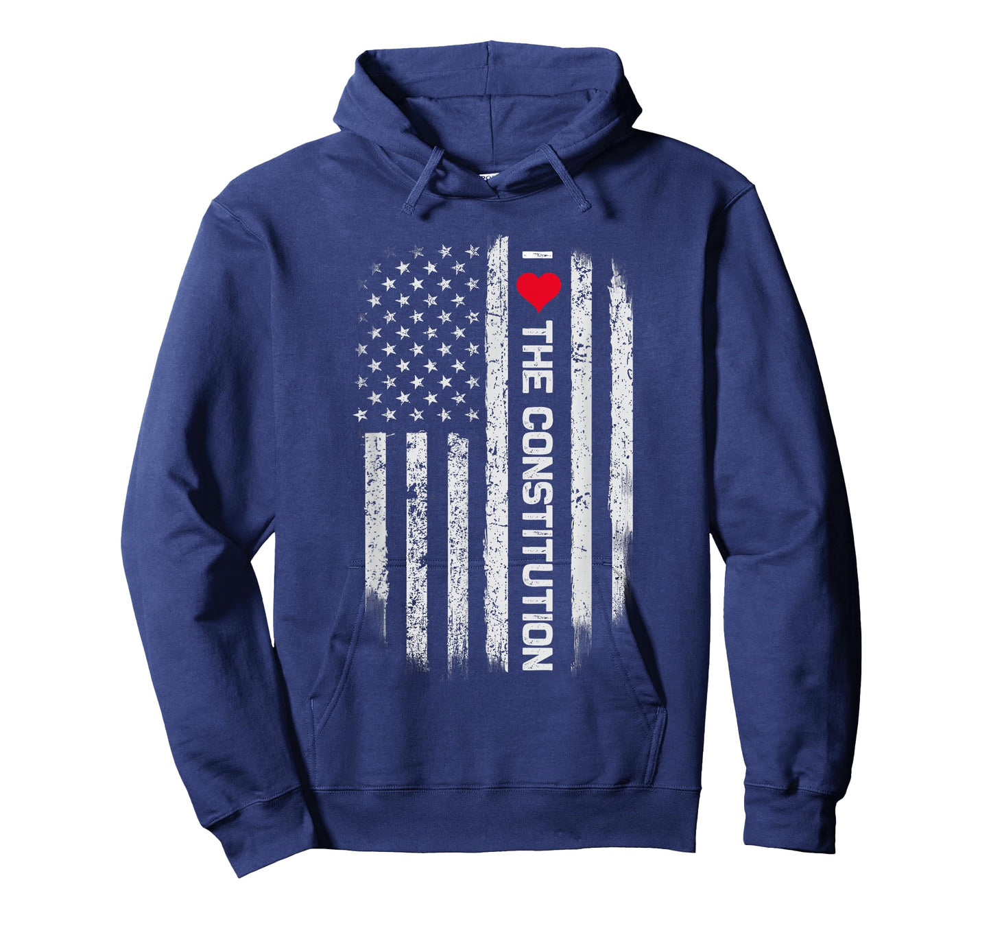 Red Heart USA Flag I love the Constitution T-Shirt