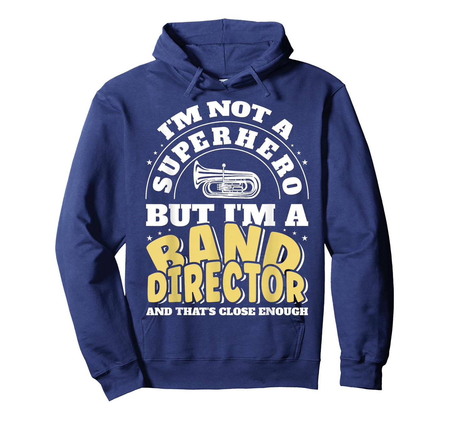 Band Director Superhero Funny Marching Band T-Shirt
