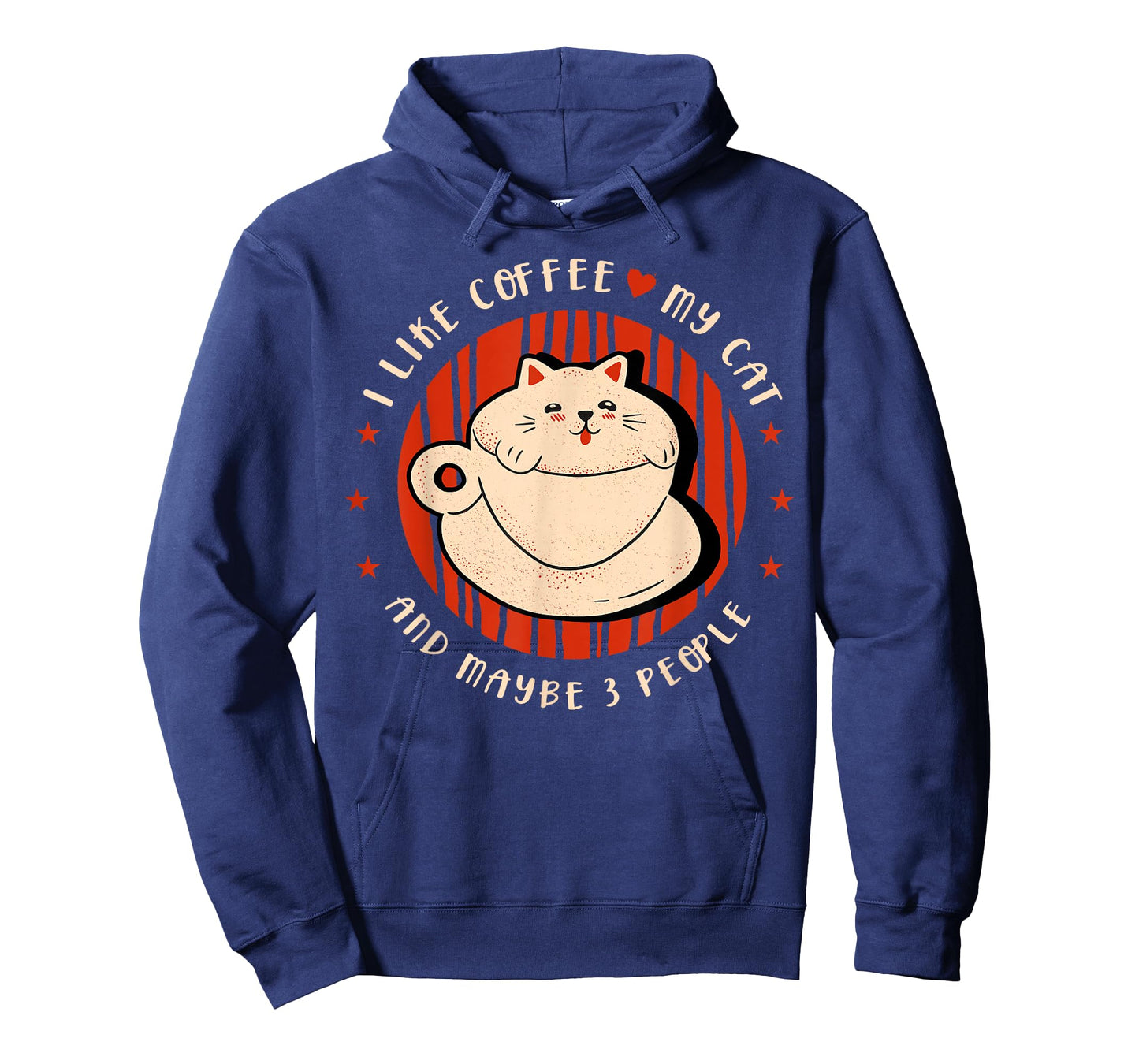 I like coffee my cat and maybe 3 people Coffee lover Coffee T-Shirt