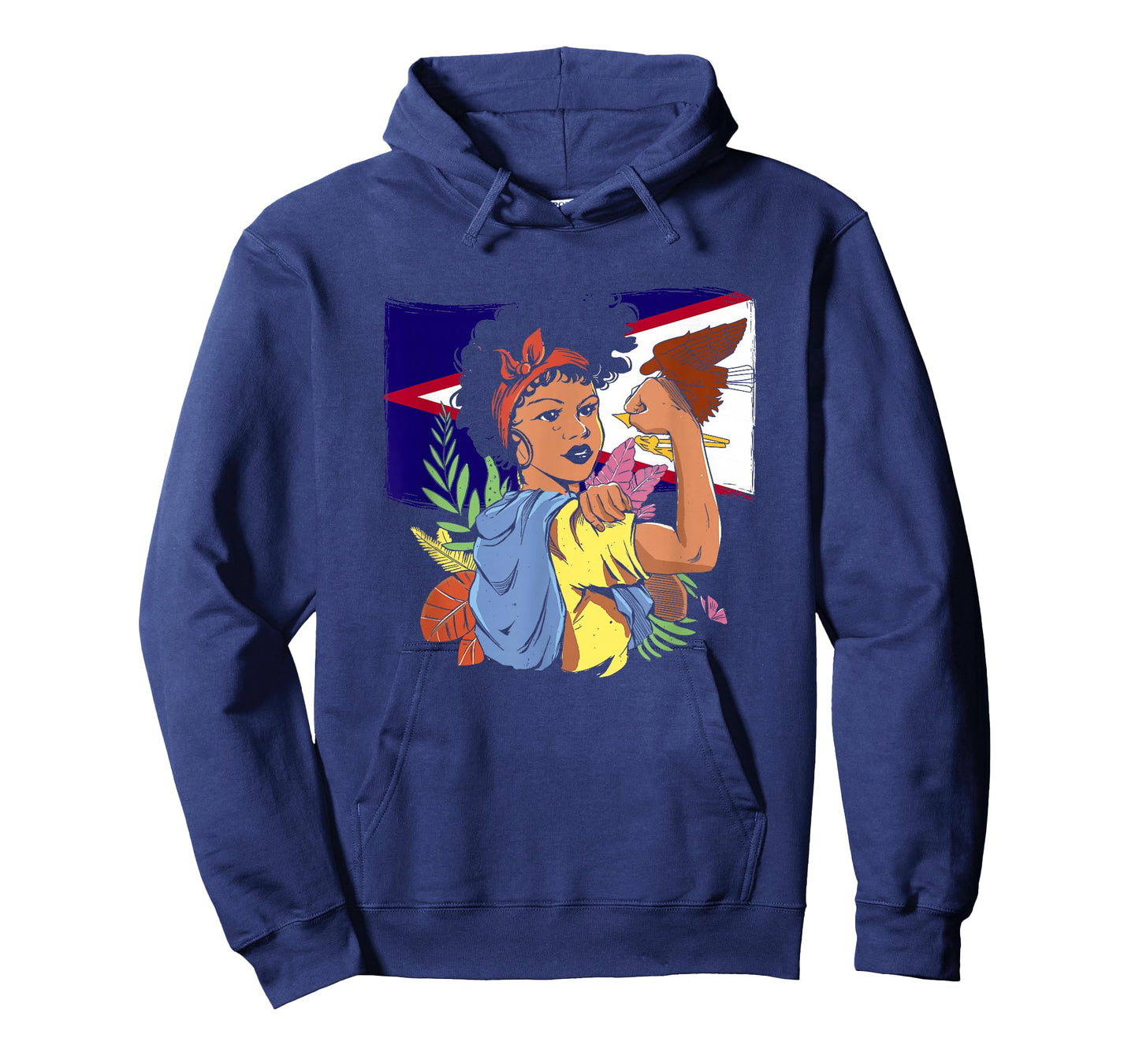 American Samoa Girl - Samoa Flag Pride Roots American Samoan T-Shirt