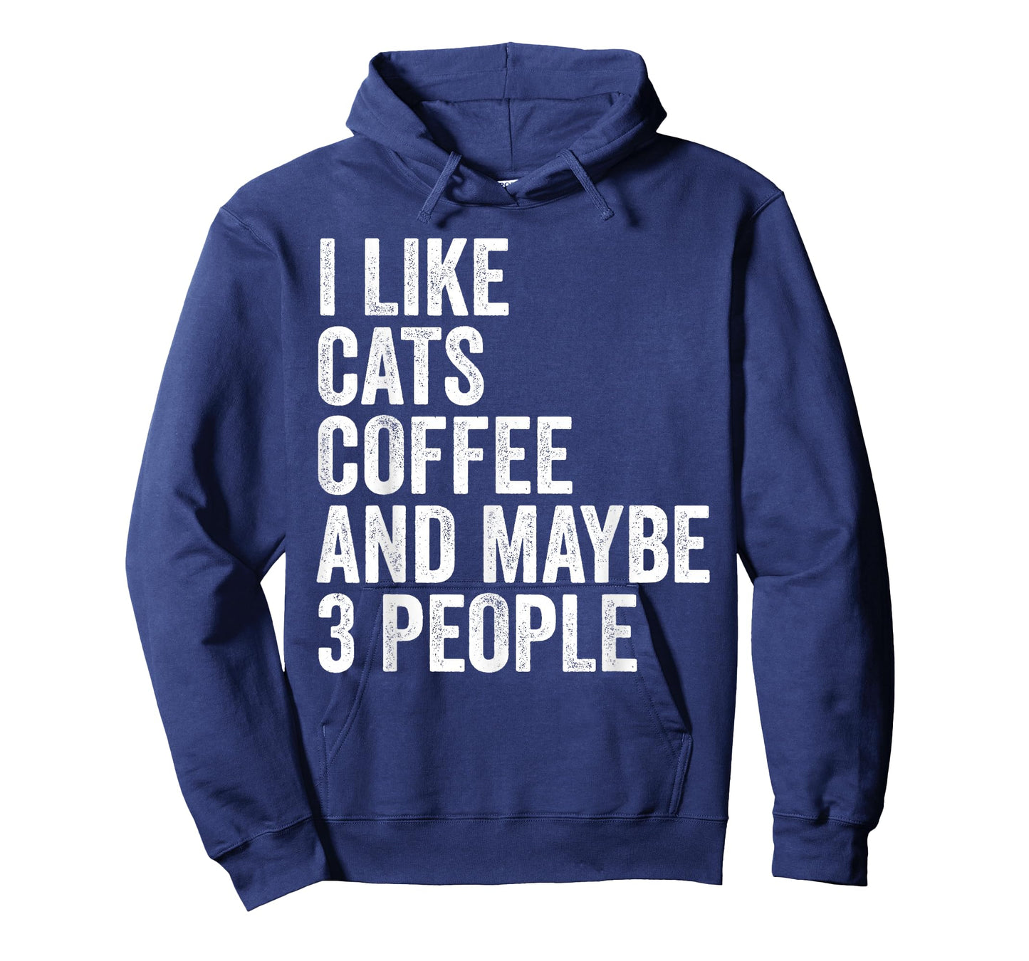 I Like Cats And Coffee And Maybe 3 People Funny Cat T-Shirt