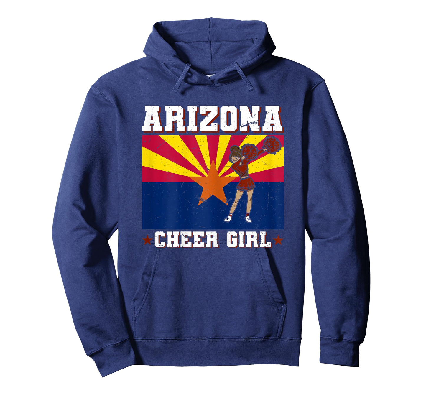 Cheerleading Teen Dabbing Cheerleader Graphic Arizona T-Shirt