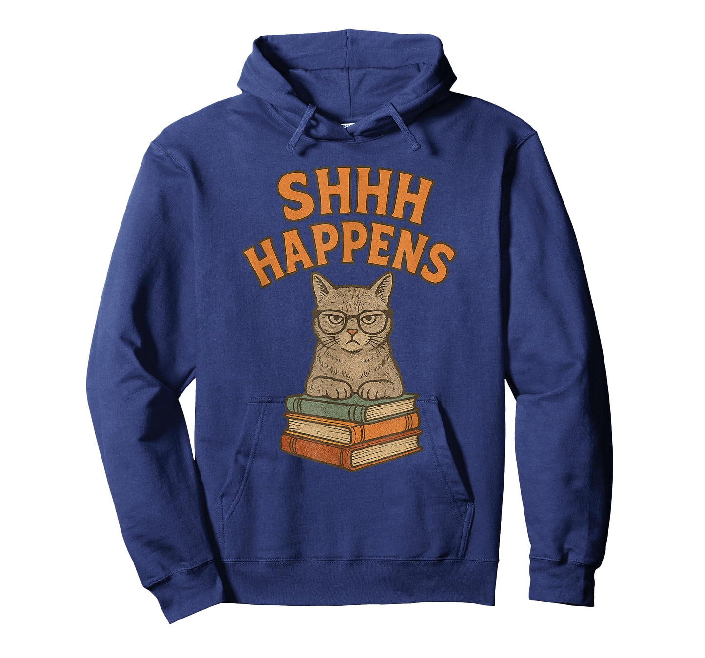 SHHH Happens Funny Librarian Cat Books Library T-Shirt