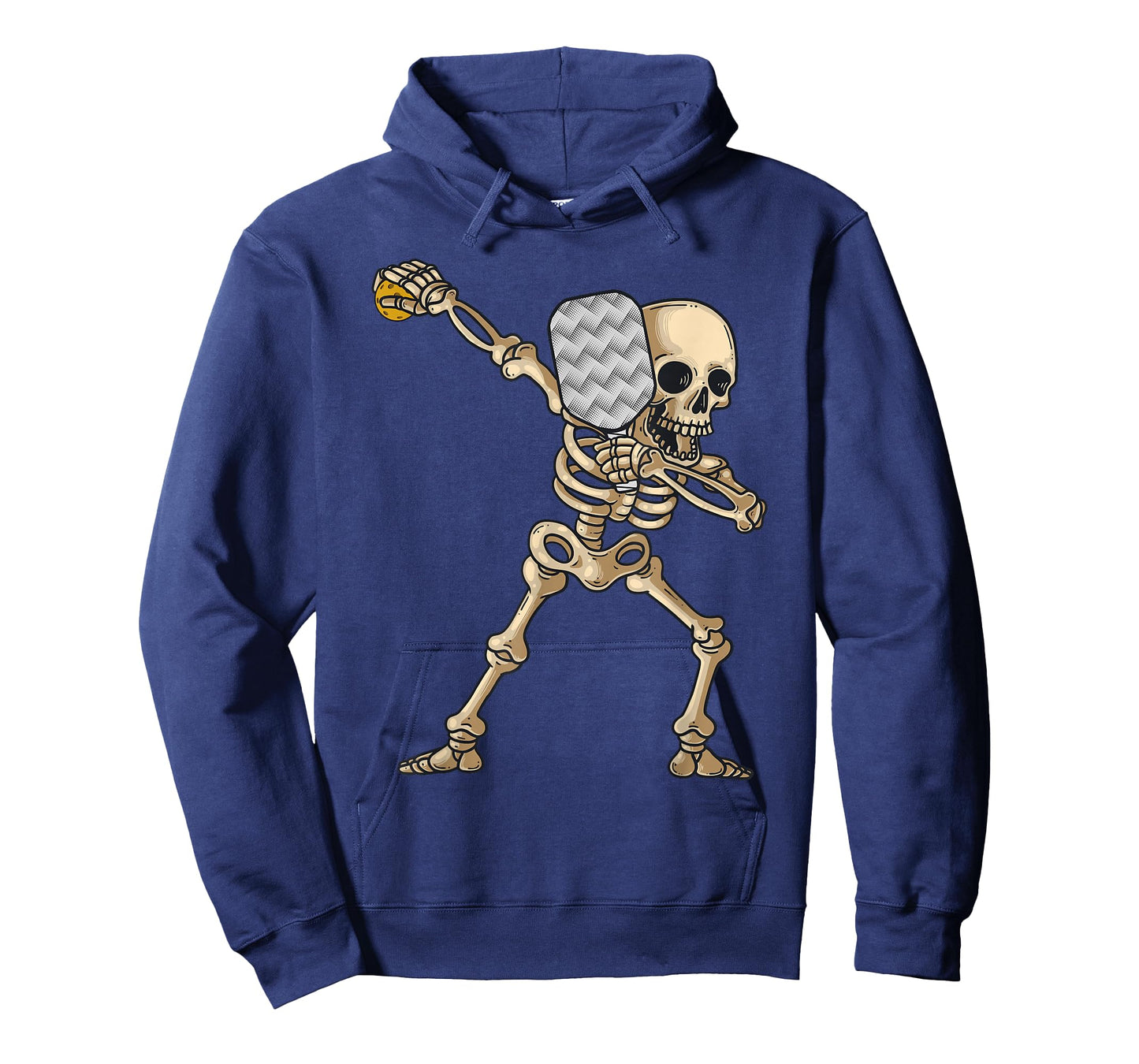 Halloween Pickleball Costume Dabbing Skeleton Pickleballer T-Shirt