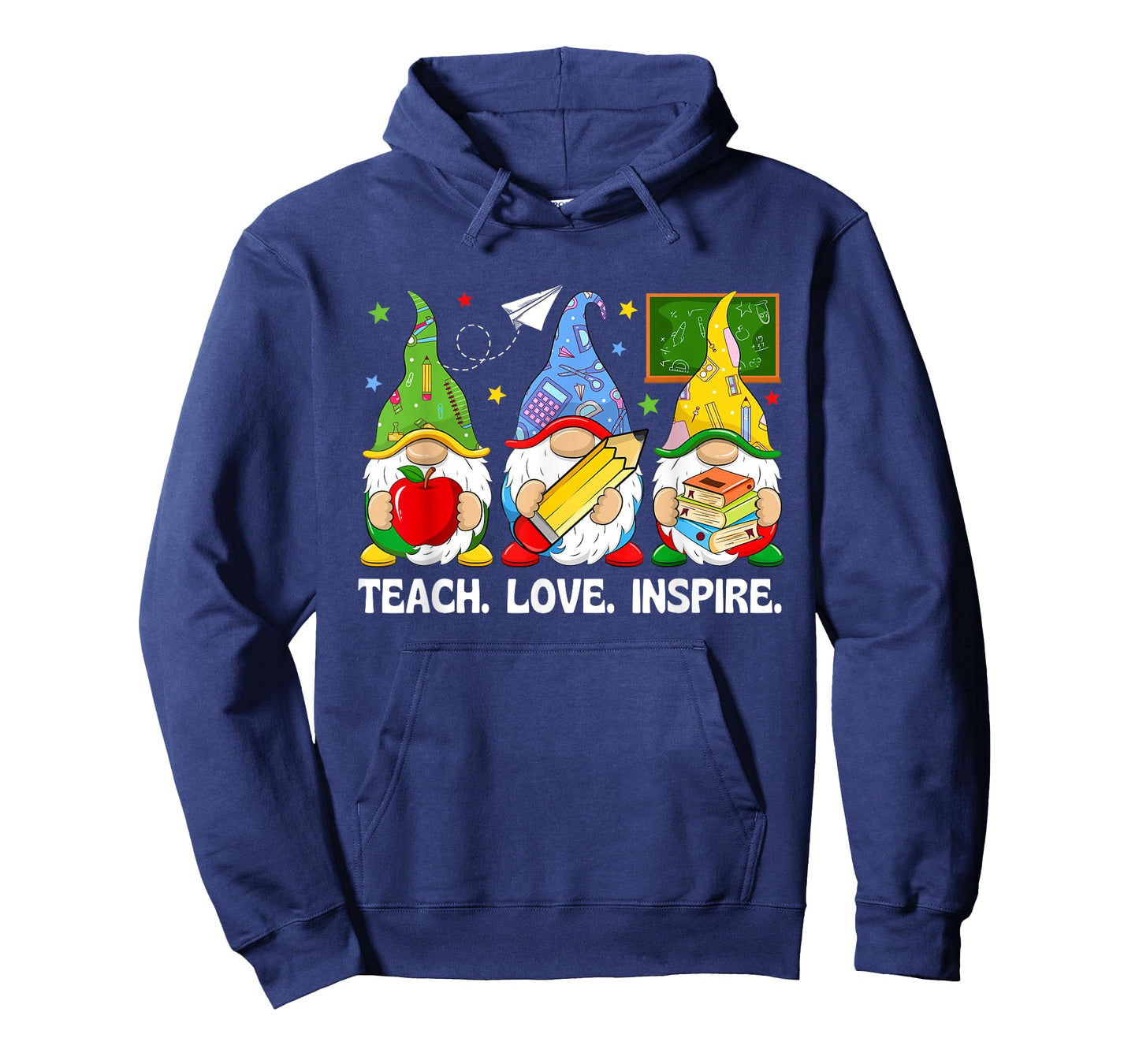 Cute Gnomes Teach Love and Inspire Back to School Teacher T-Shirt