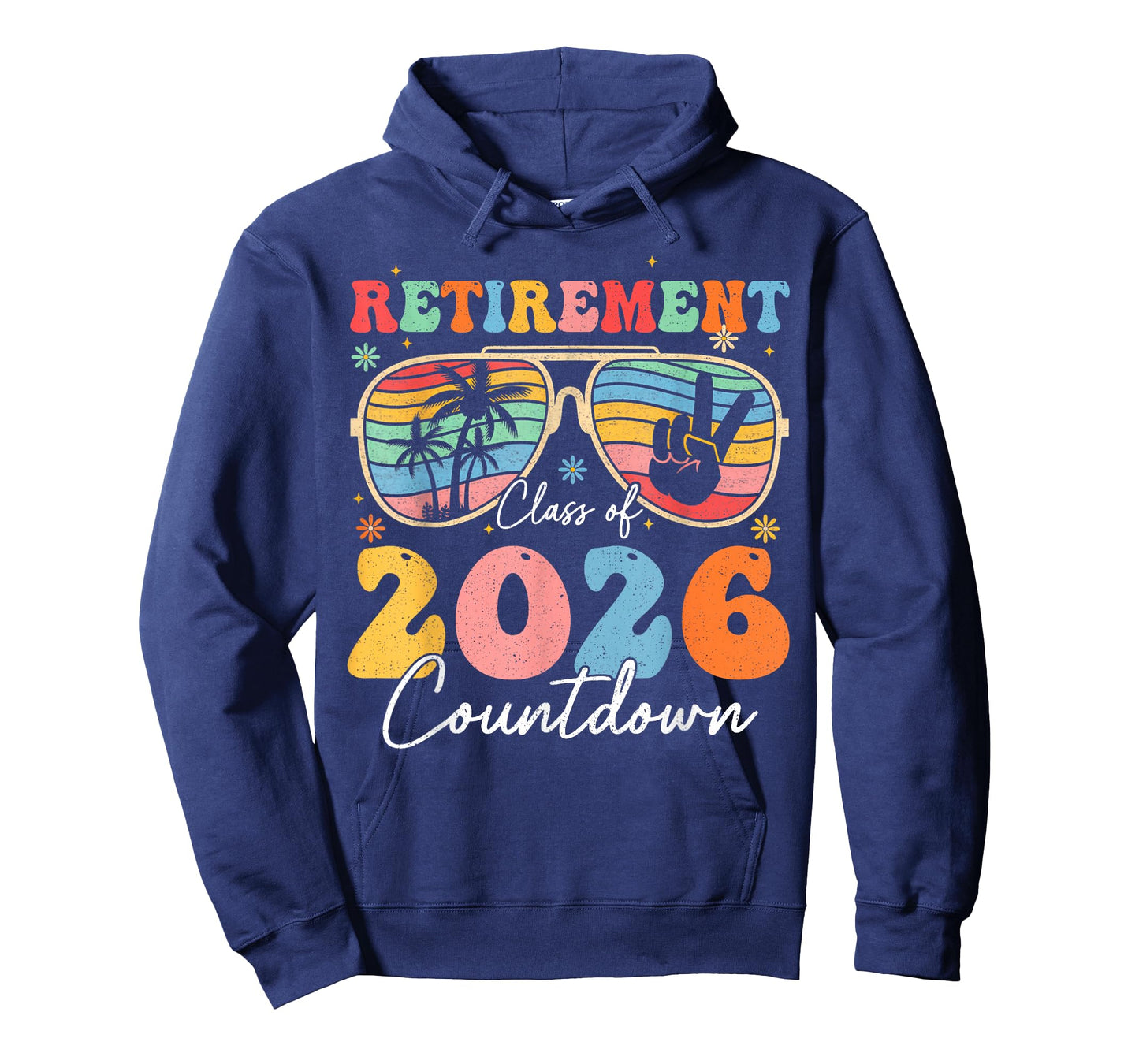Funny Retirement Class of 2026 Countdown in Progress Teacher T-Shirt
