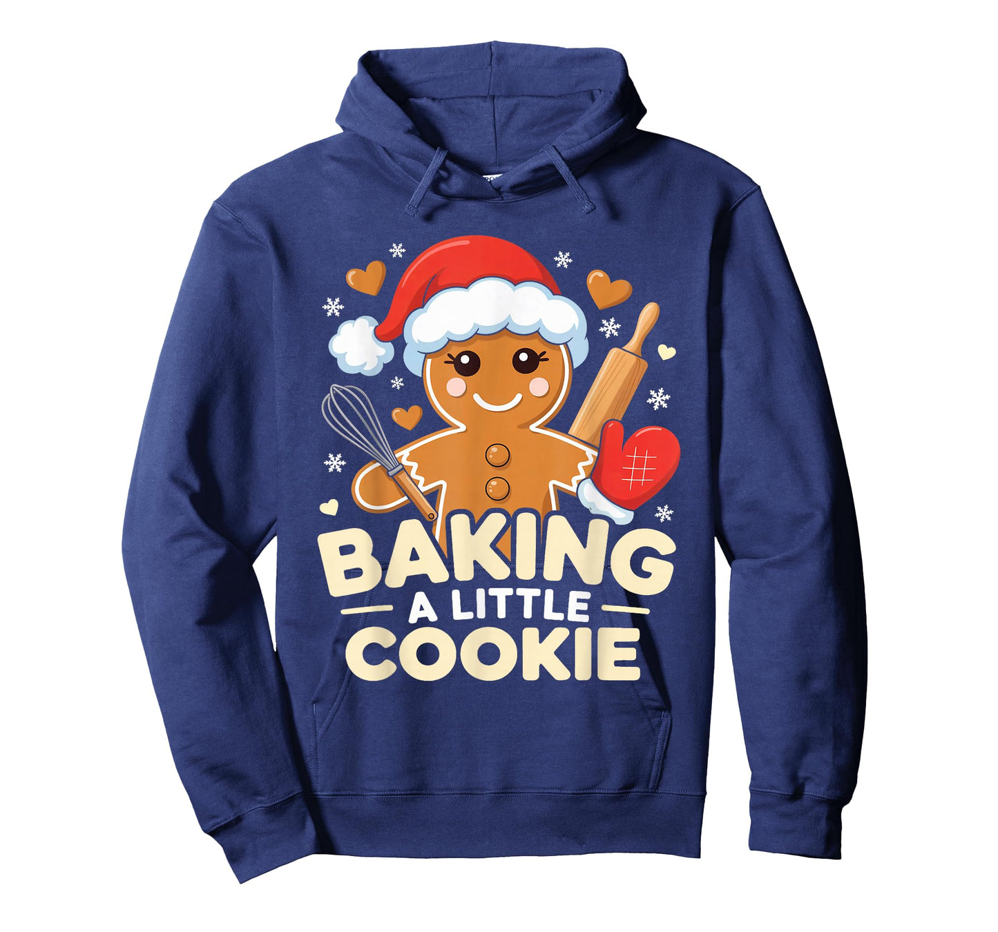 Baking A Little Cookie Christmas Pregnancy Baby Shower Mom T-Shirt