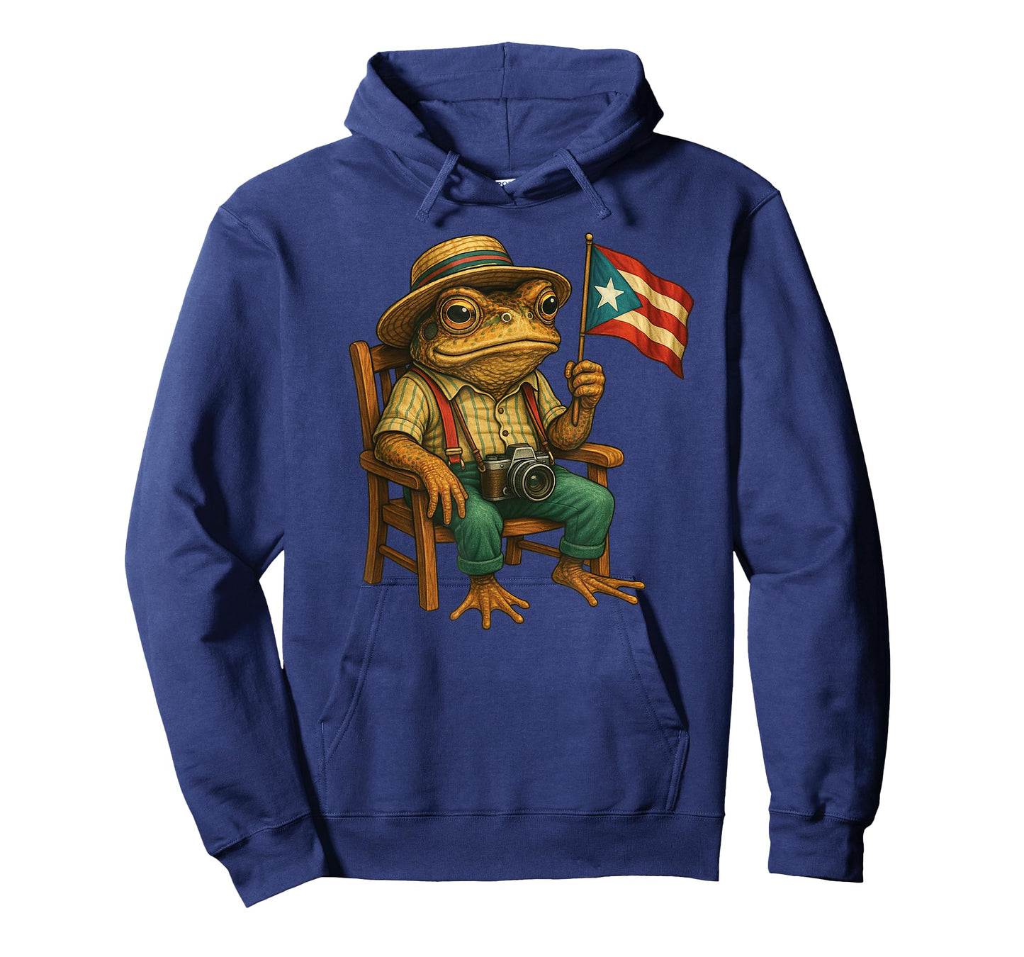 Funny Coqui Frog Puerto Rico Flag Taino Boricua Hispanic T-Shirt