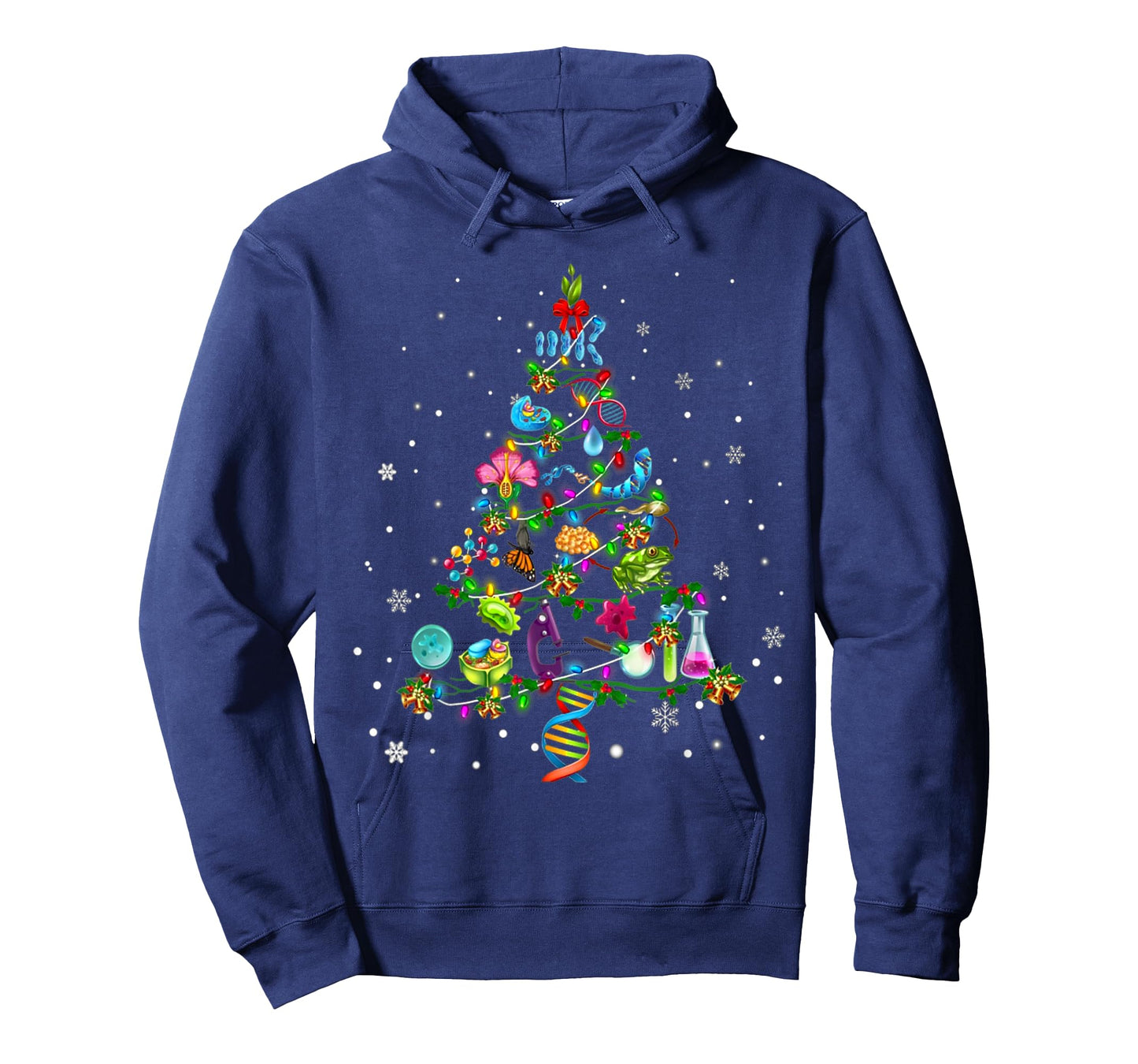 Cute Biology Christmas Tree Gift Decoration Xmas Tree T-Shirt