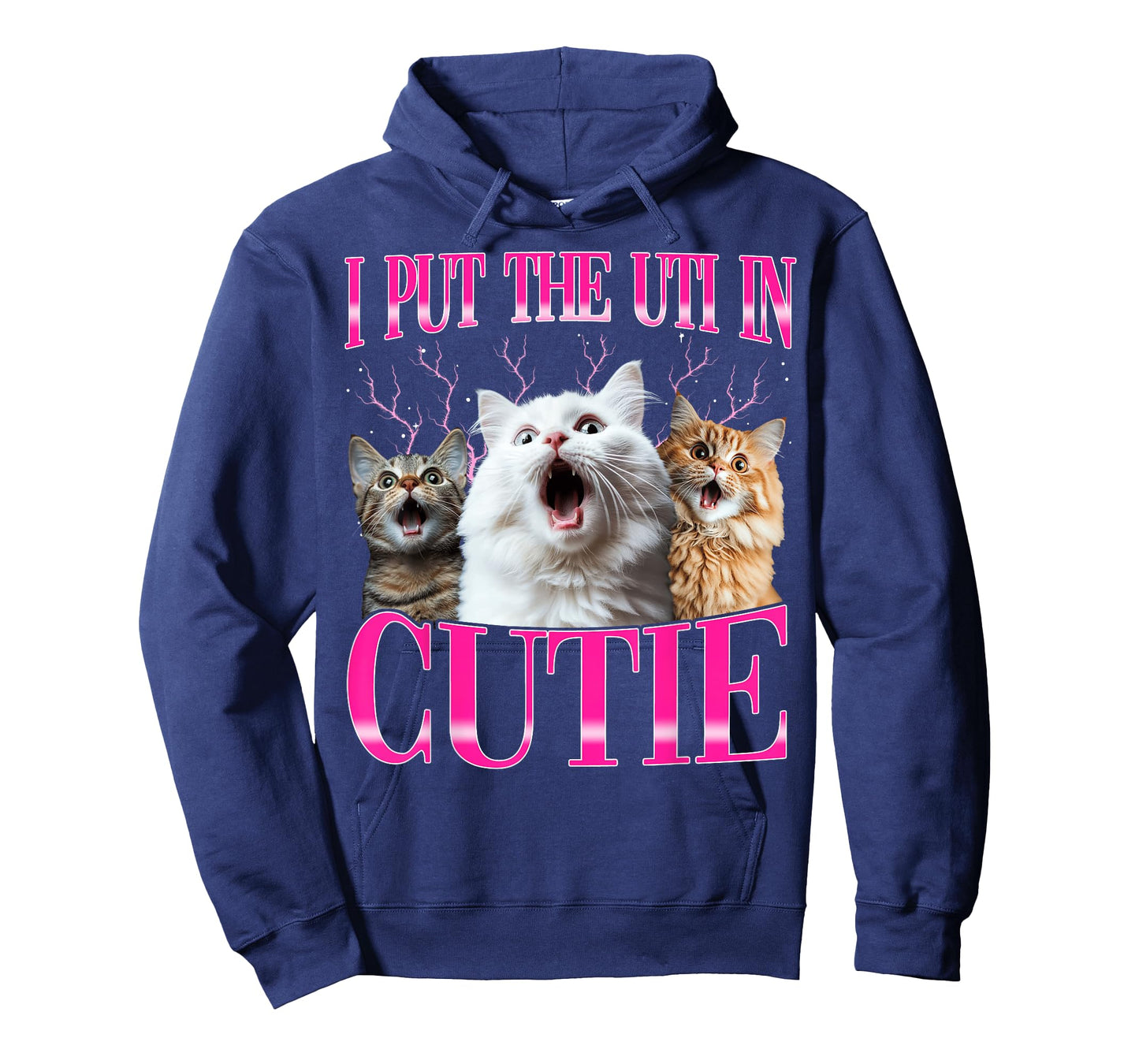 I Put The UTI In Cutie Cat T-Shirt for Men Women