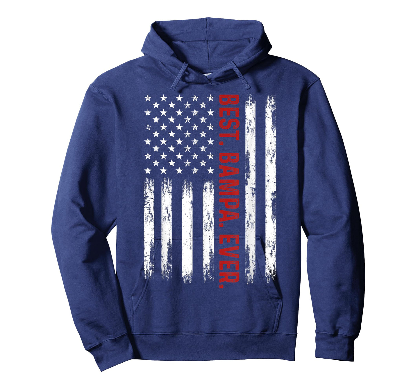 Best Bampa Ever Vintage American Flag 4th of July Bampa T-Shirt for Women Men