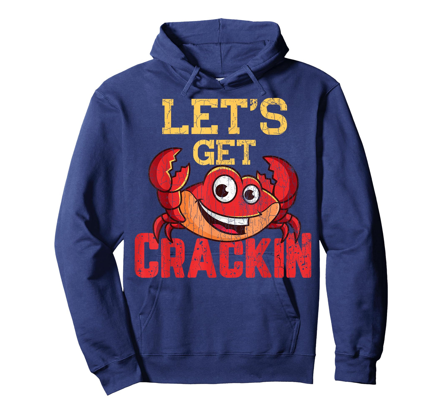 Let's Get Crackin Funny Crab Crabbing Crabs Lover Graphic T-Shirt