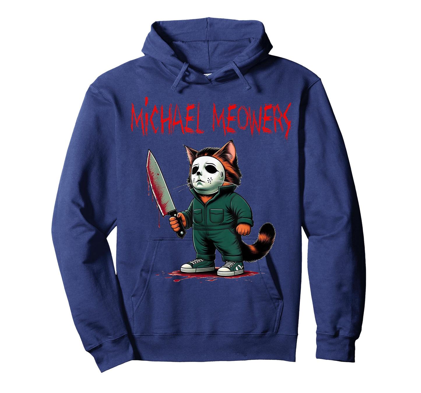Michael Meowers Halloween Costume Funny Scary Cat T-Shirt