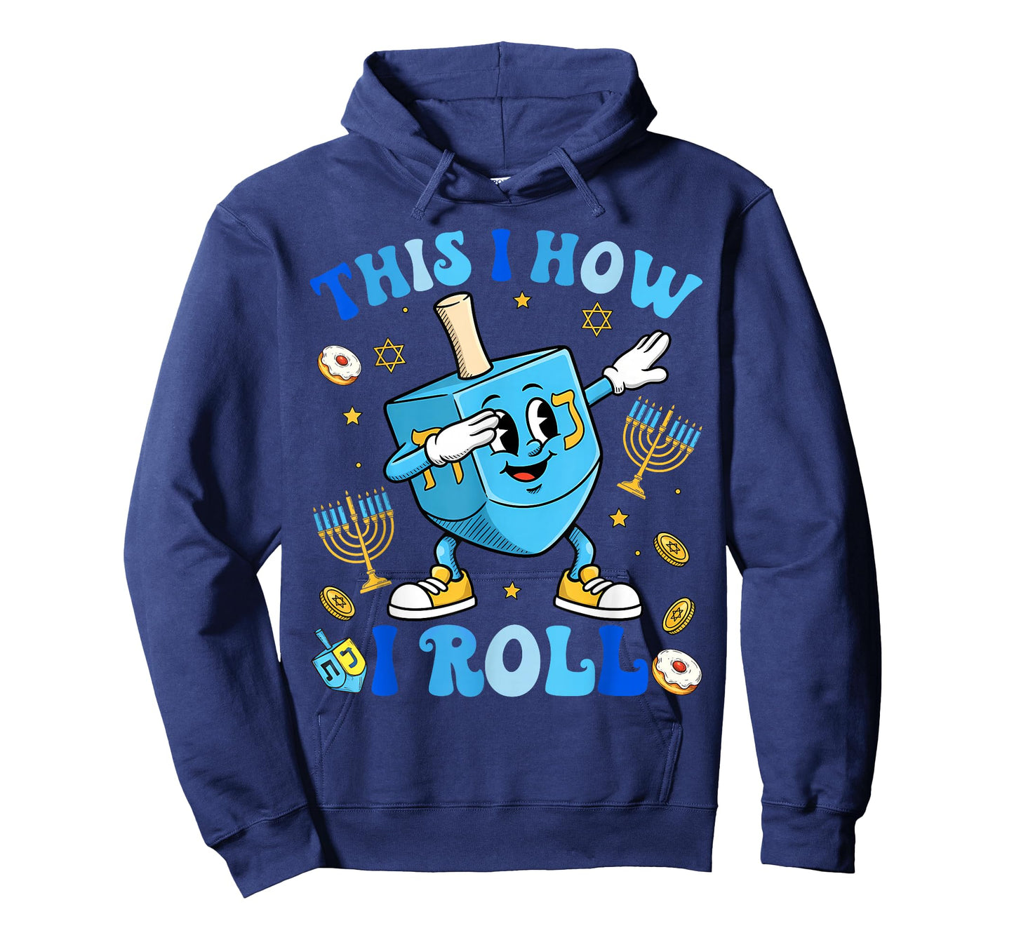 Funny Dreidel Dabbing Hanukkah Shirt Menorah Chanukah Jewish T-Shirt