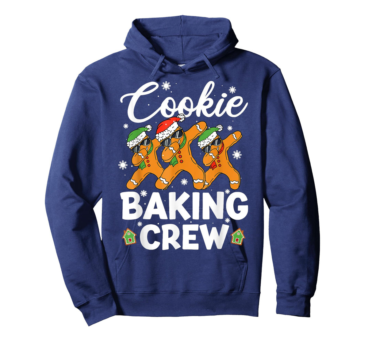 Dancing Gingerbread Man Cookie Baking Crew Christmas Funny T-Shirt