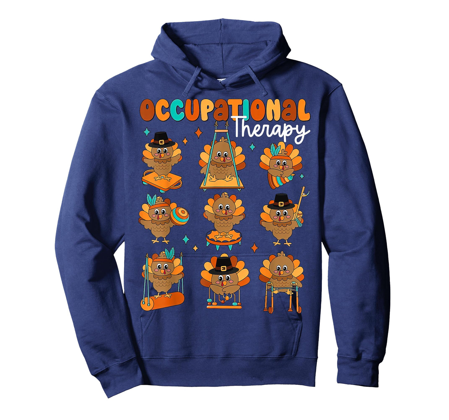 Cute Turkey Occupational Therapy OT Therapist Thanksgiving T-Shirt