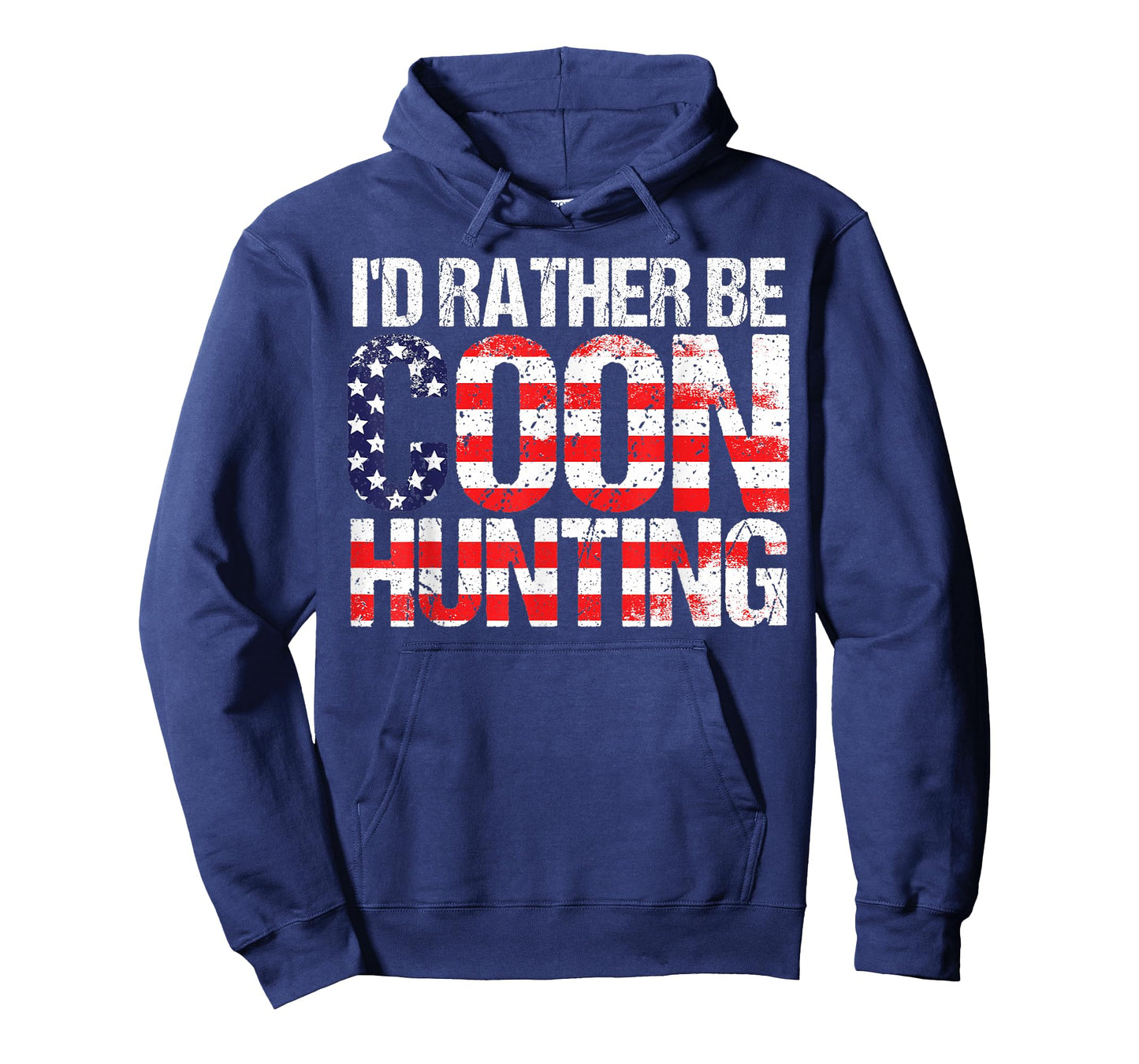 Coon Hunting Shirt American Flag Funny Raccoon Hunting T-Shirt
