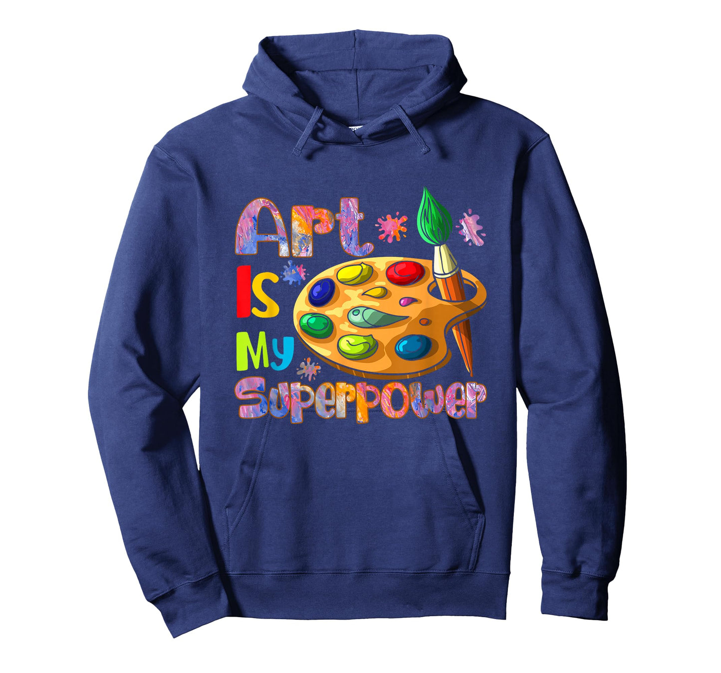 Art is My Superpower Drawing Art Teacher Artists T-Shirt