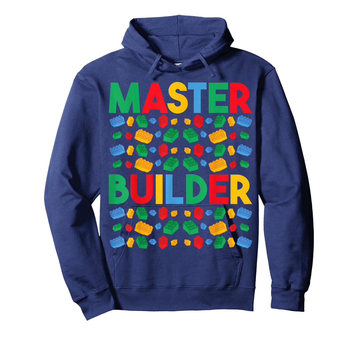 Master Builder Funny Building Blocks Gifts For Boys Kids Men T-Shirt