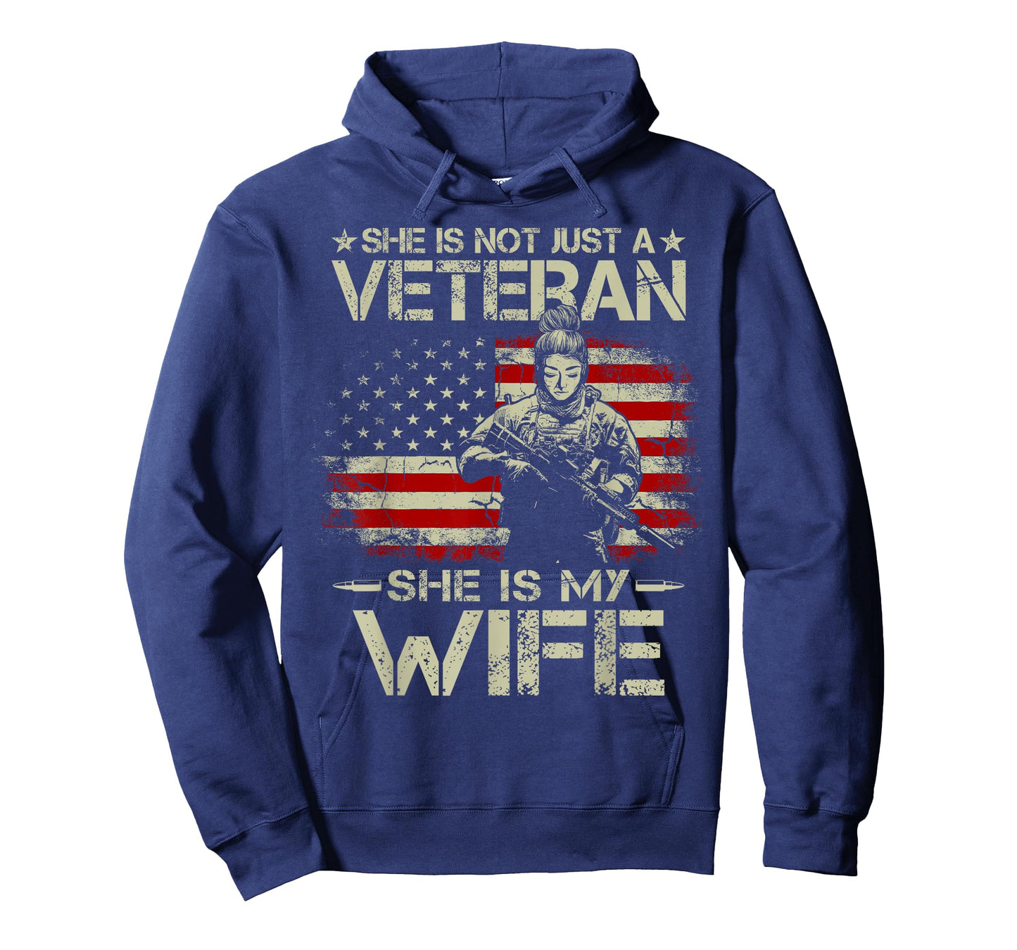 She Is Not Just A Veteran She Is My Wife Army Wife Life T-Shirt